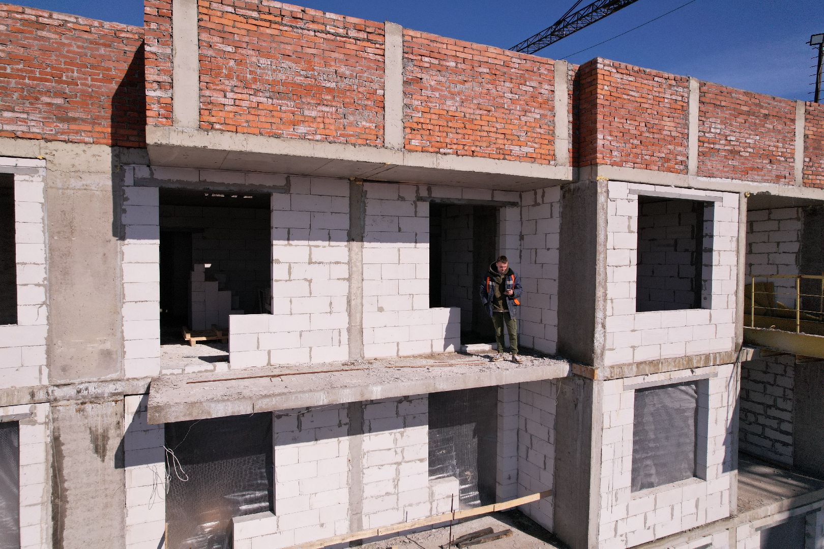 шатура, видео с коптера, строительство, расселение аварийного жилья,