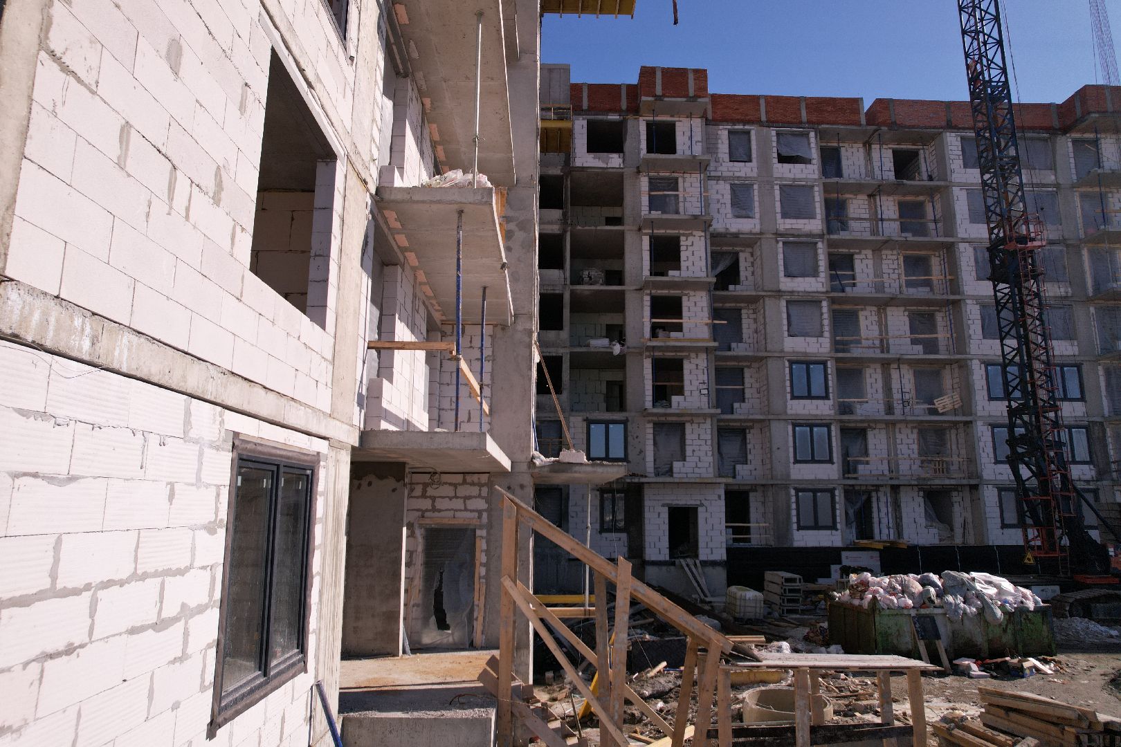 шатура, видео с коптера, строительство, расселение аварийного жилья,