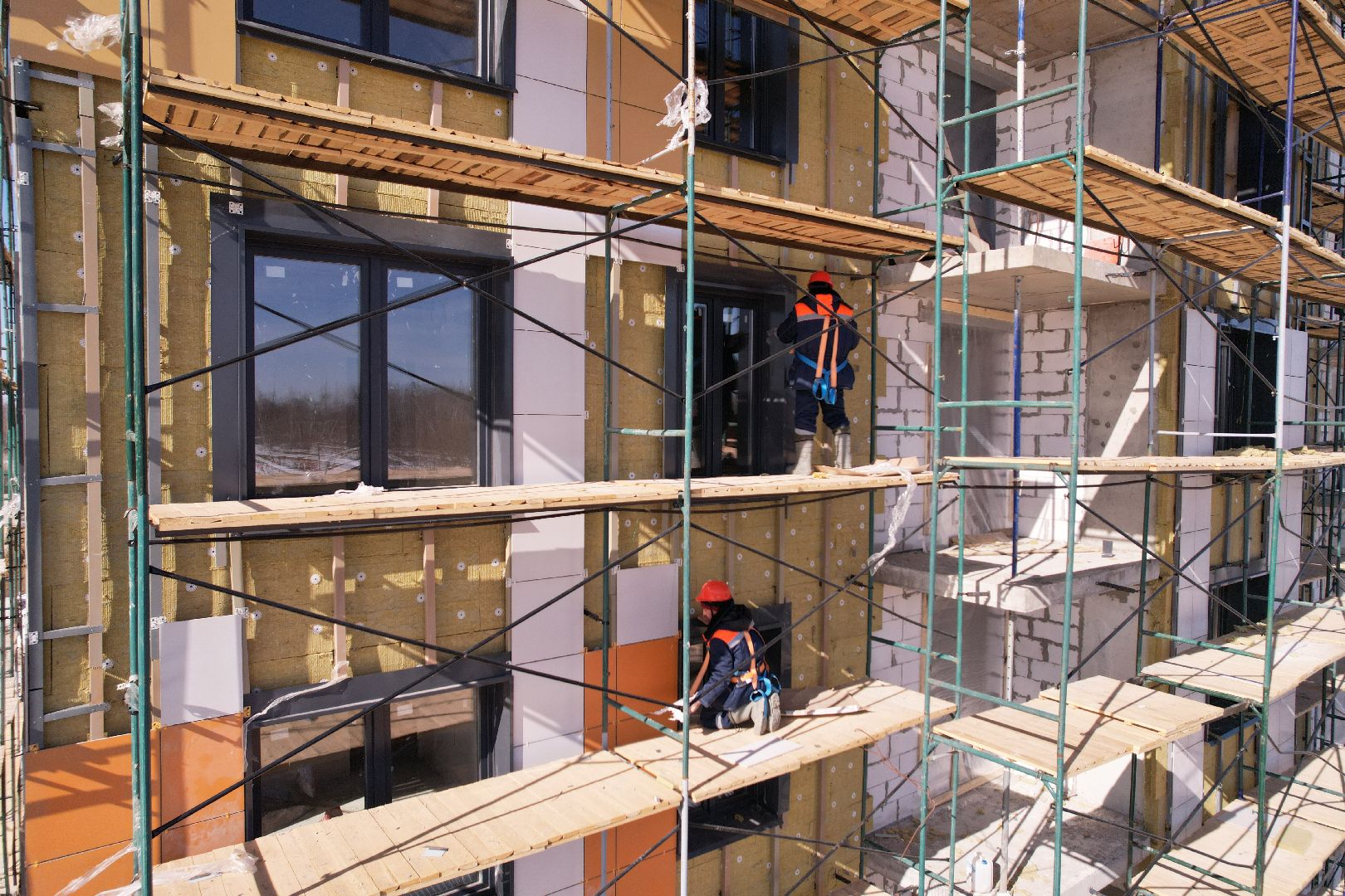 шатура, видео с коптера, строительство, расселение аварийного жилья,