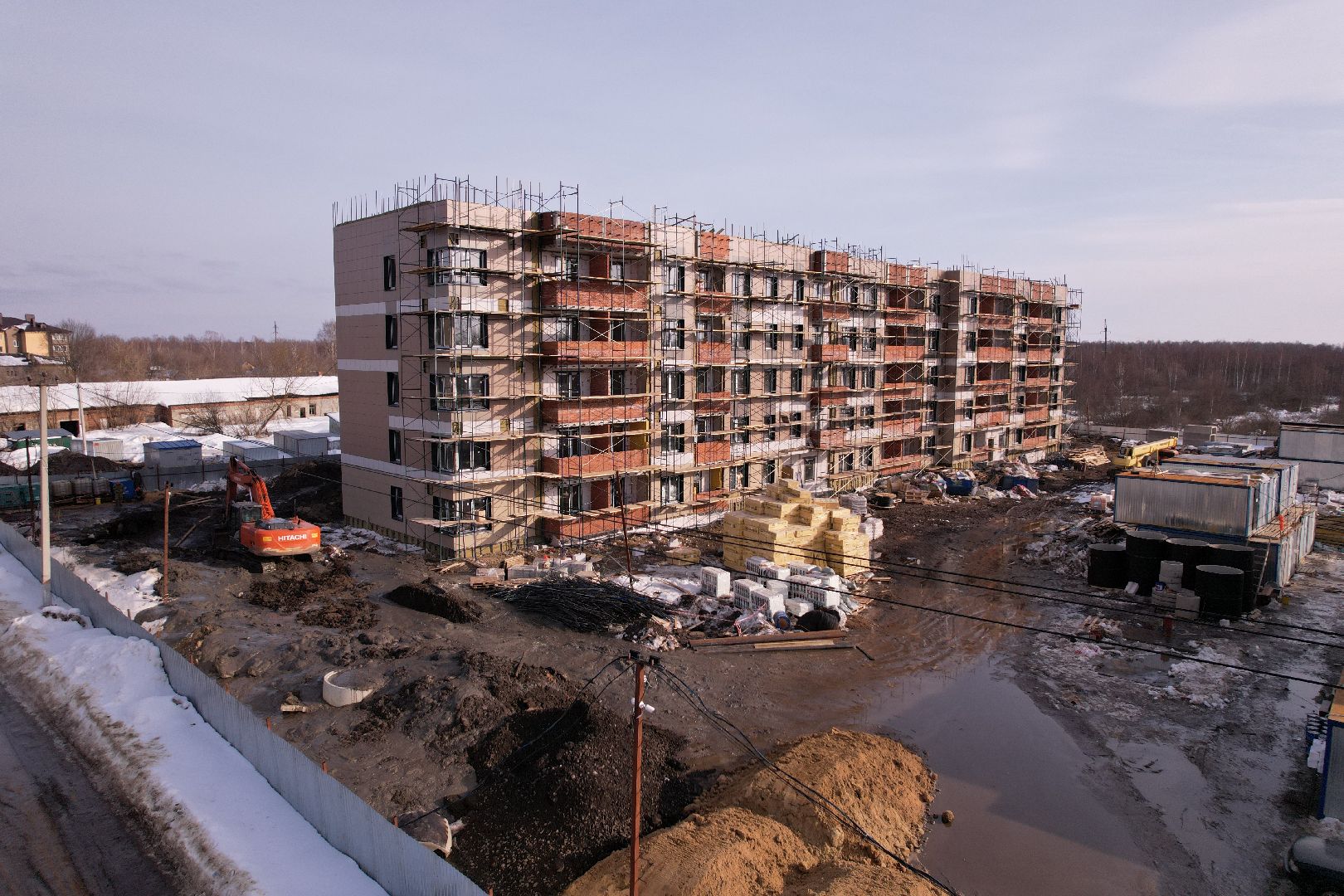 видео с коптера, шатура, расселение аварийного жилья, строительство,