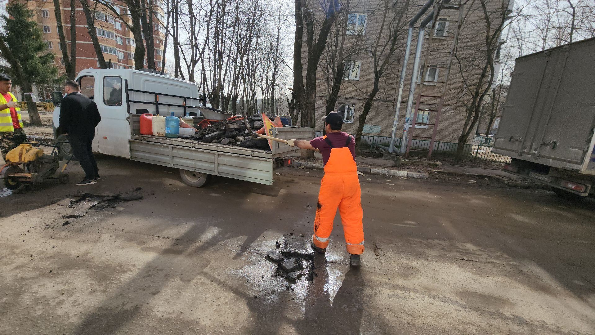 ямочный ремонт, дорога, Ямы,