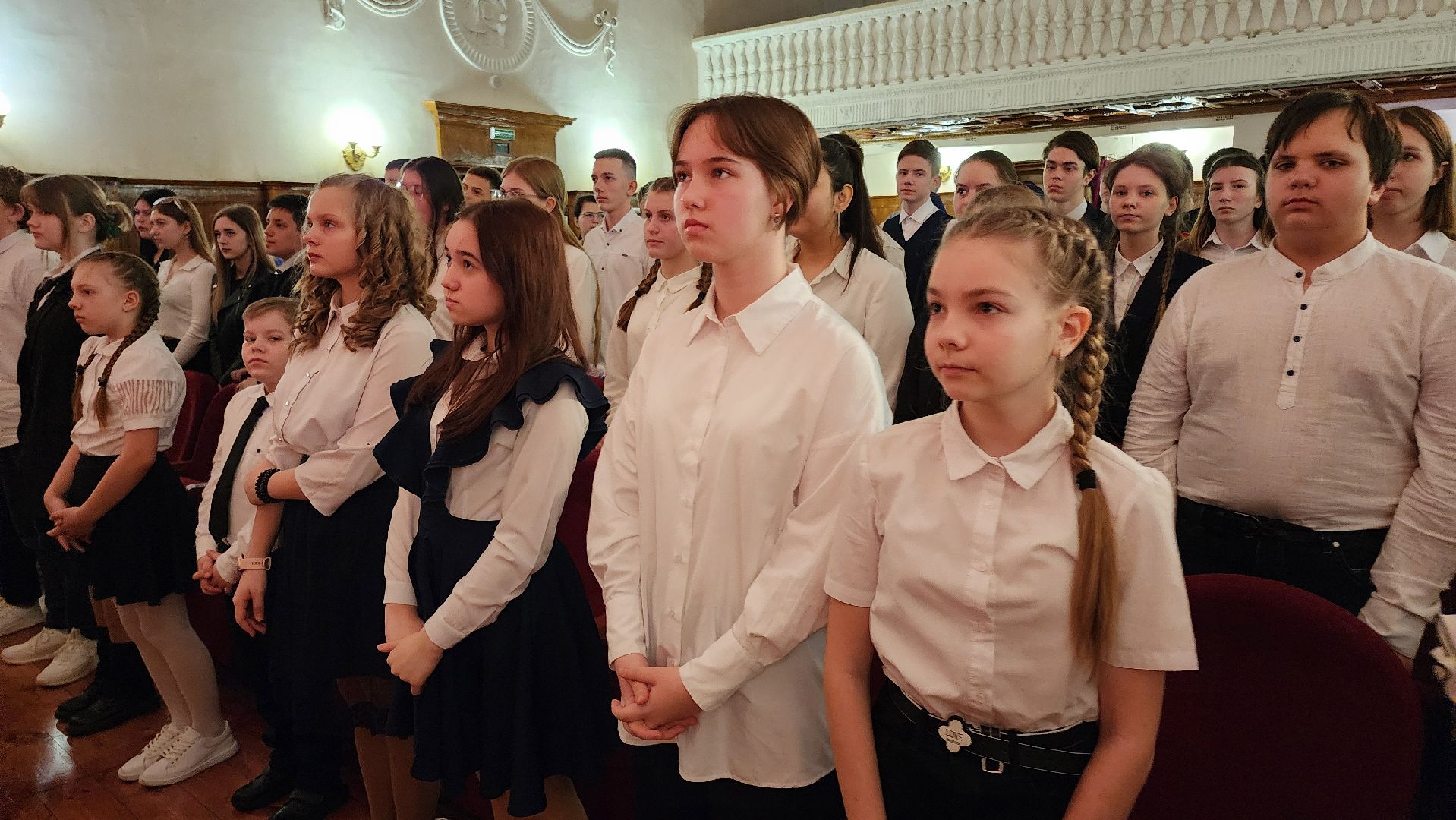 кашира, дк им ленина, движение первых, посвящение, волонеры, школьники, концерт,