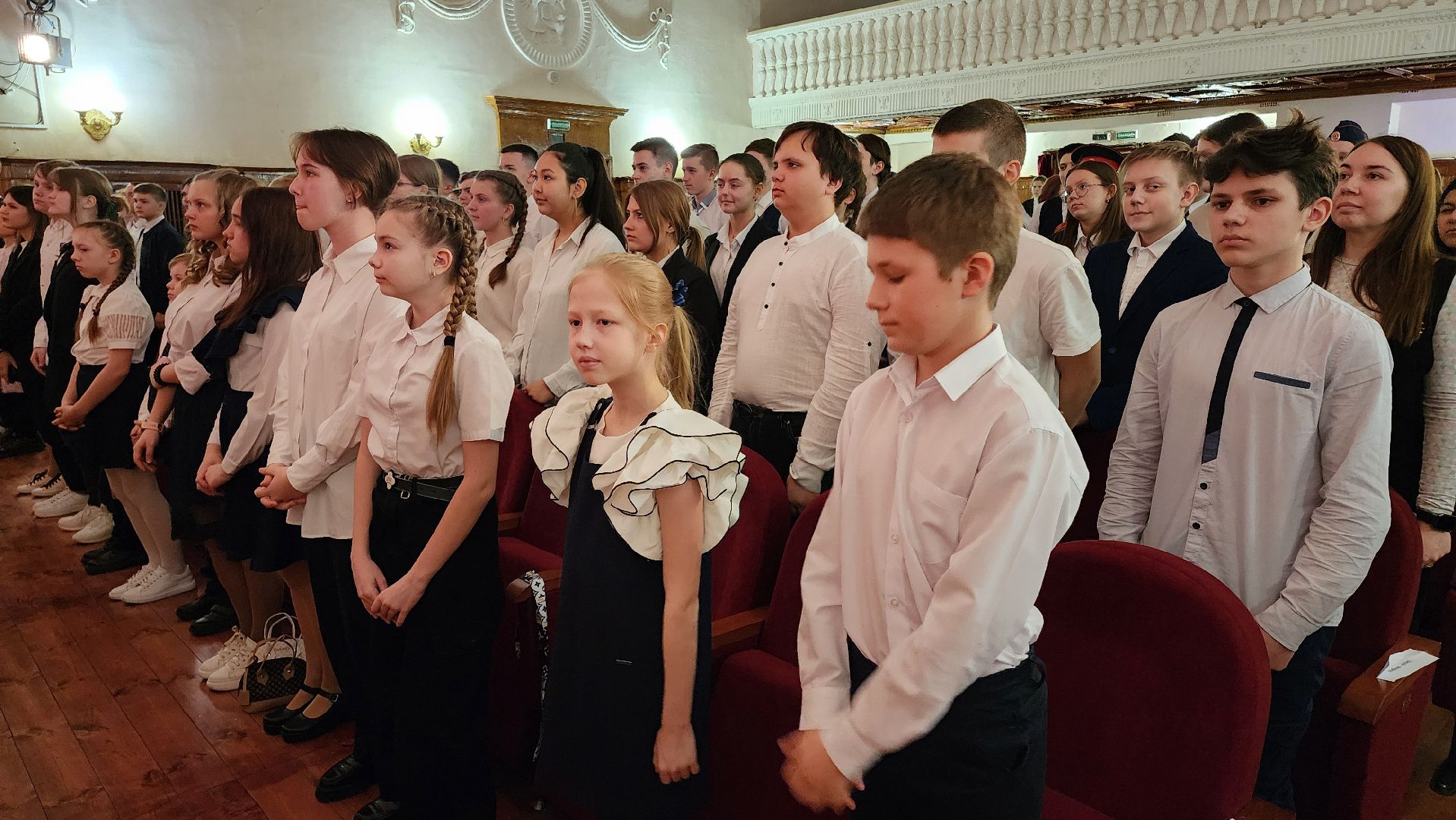 кашира, дк им ленина, движение первых, посвящение, волонеры, школьники, концерт,