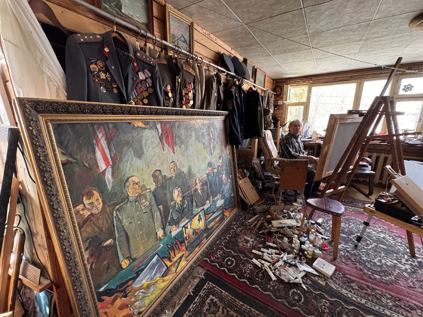 Одинцово, Луганск, Выставка картин, Военная тема,