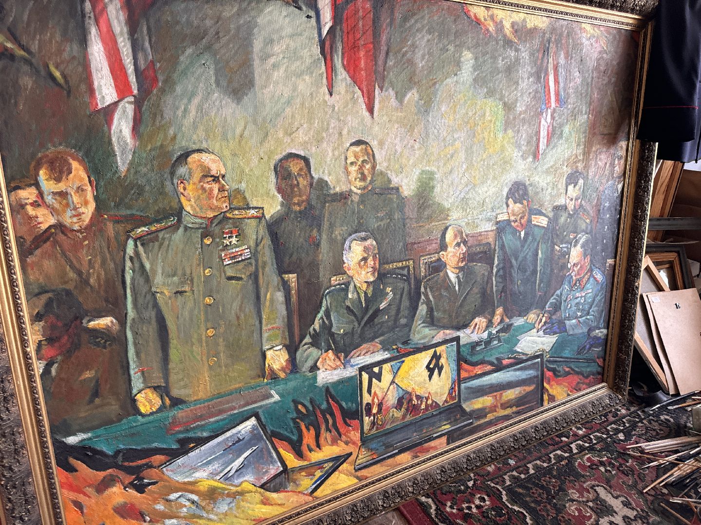 Одинцово, Луганск, Выставка картин, Военная тема,