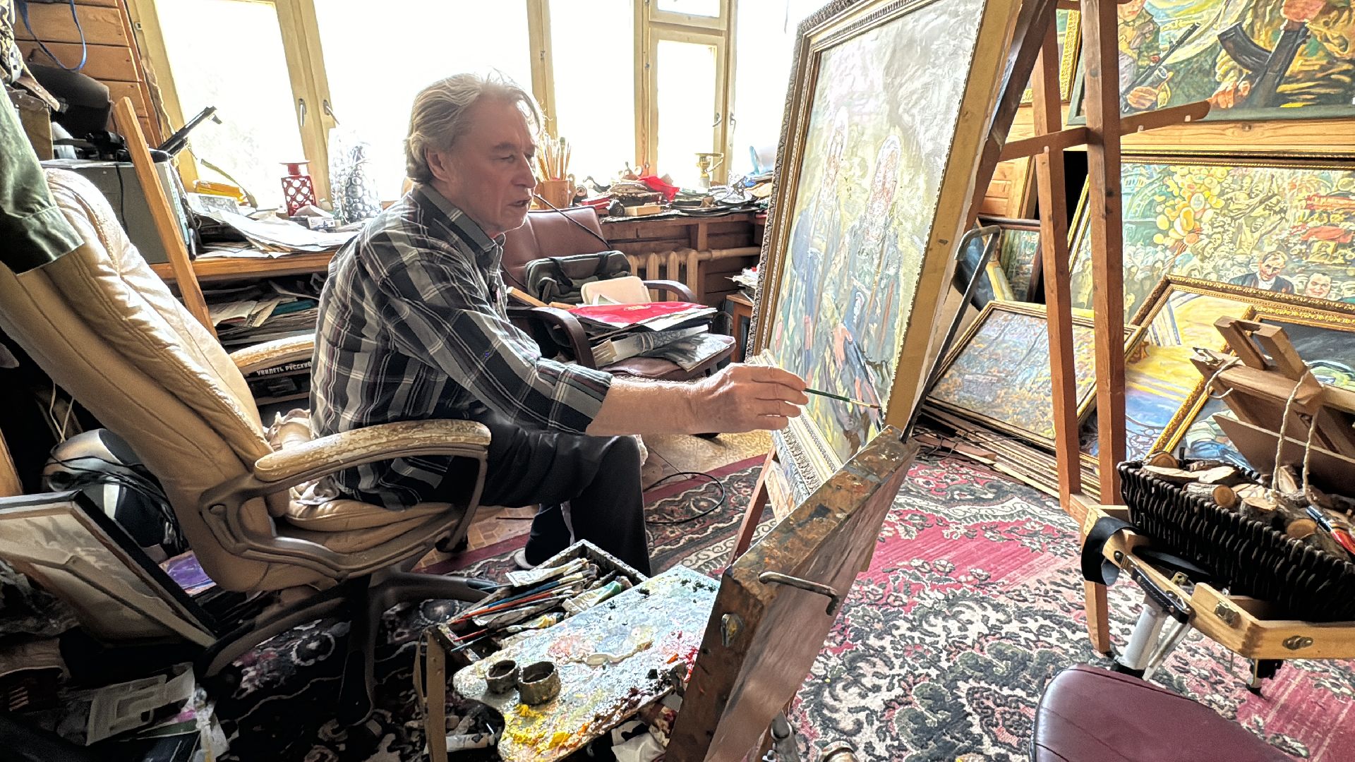 Одинцово, Луганск, Выставка картин, Военная тема,