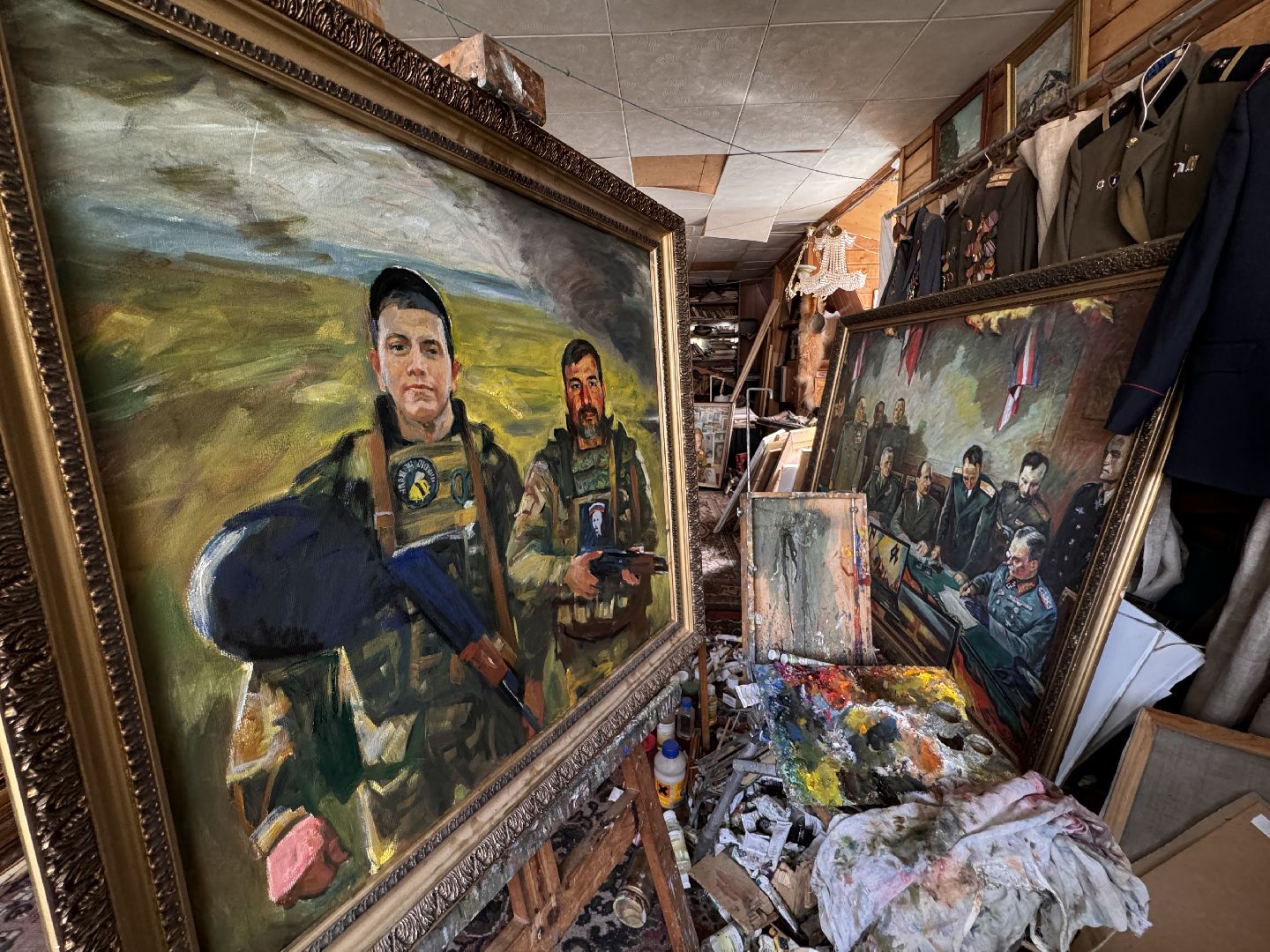 Одинцово, Луганск, Выставка картин, Военная тема,