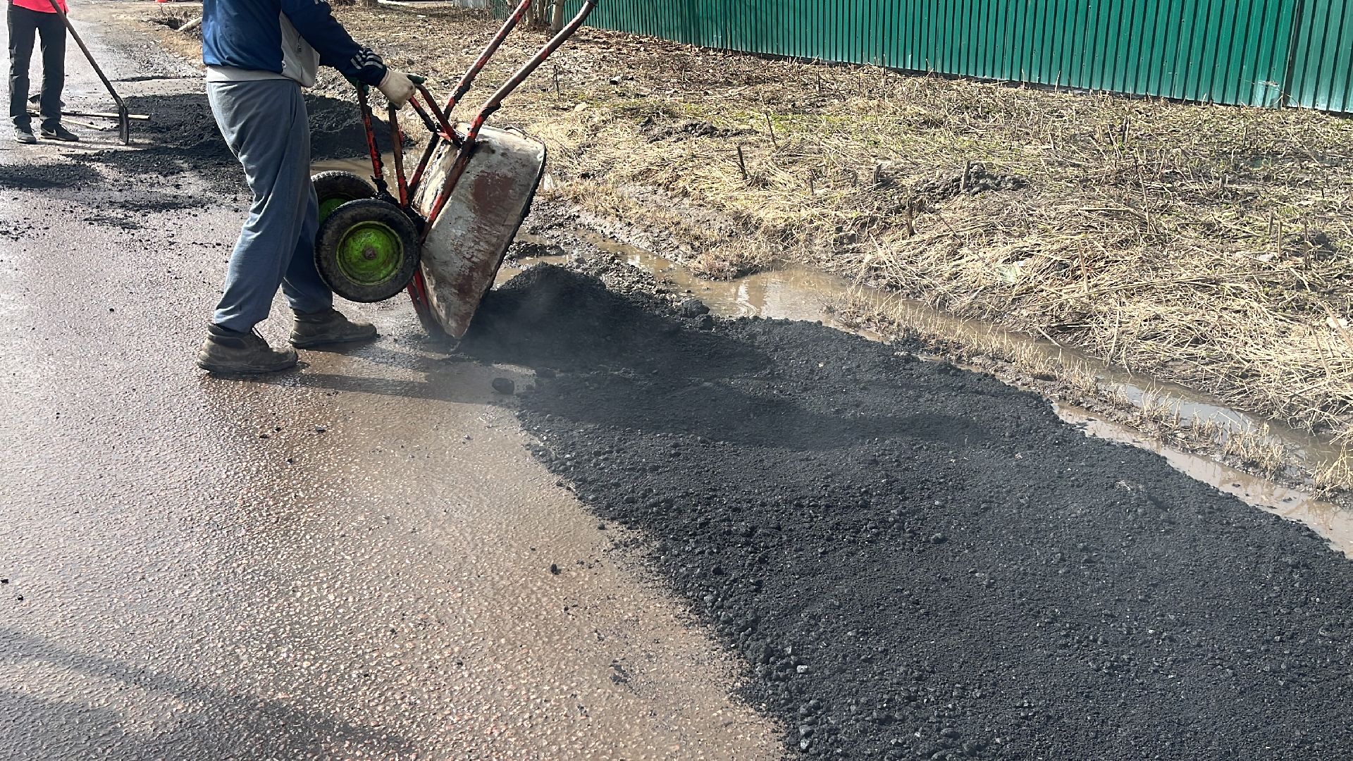 ремонт дорог, ремонт дороги, ямочный ремонт,