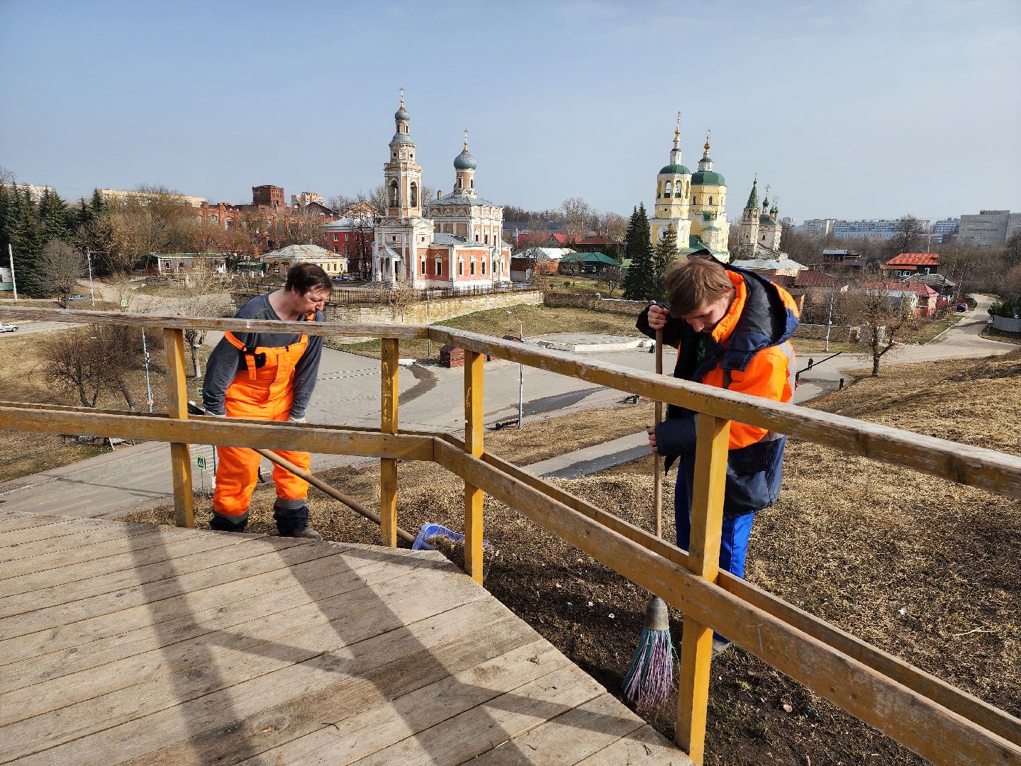 серпухов, подмосковье, благоуйстройство, соборная гора, комбинат благоустройства,