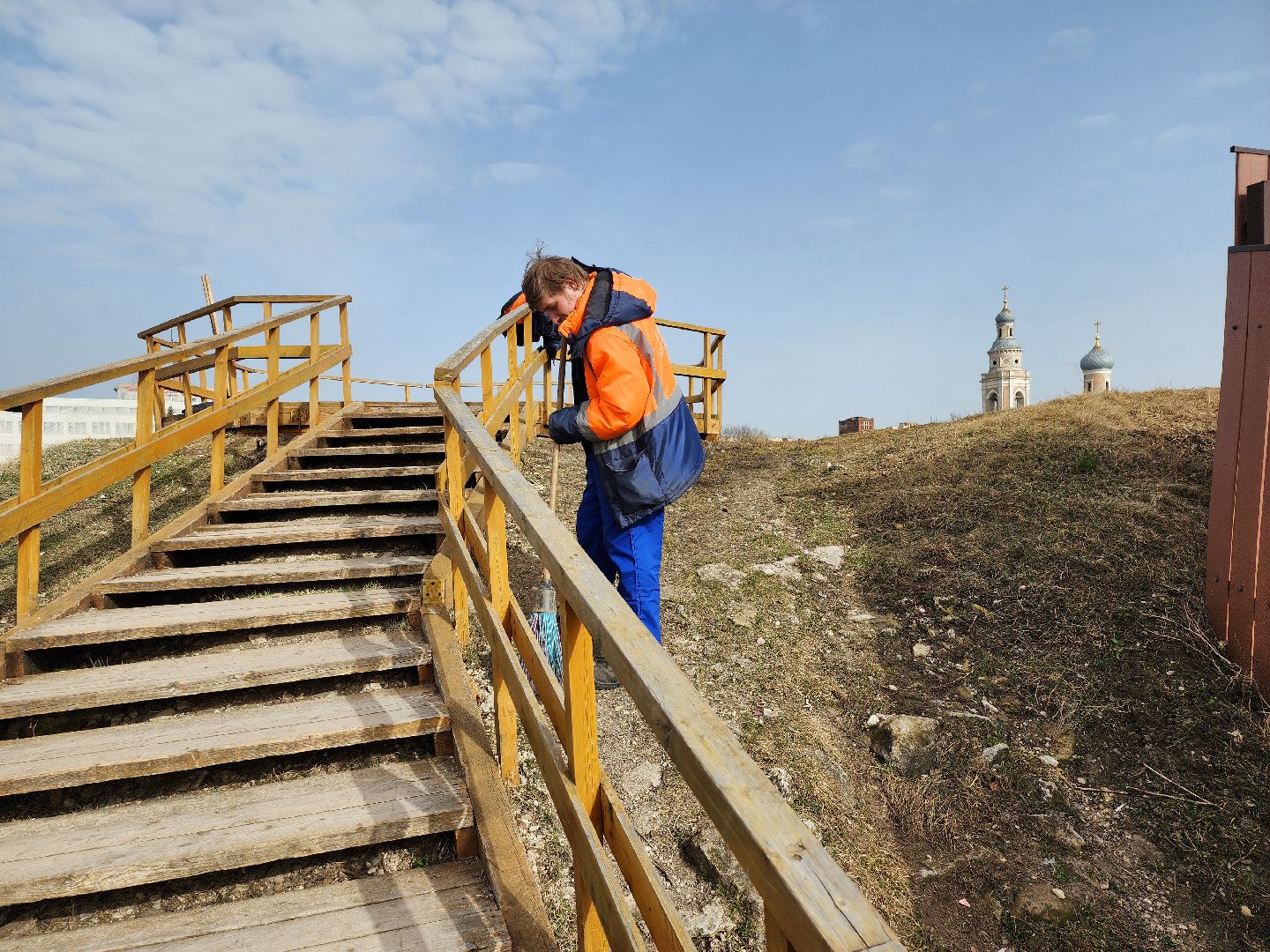 серпухов, подмосковье, благоуйстройство, соборная гора, комбинат благоустройства,