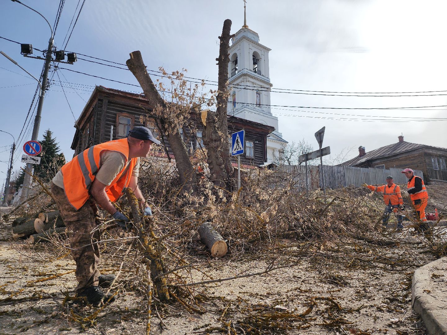 серпухов, подмосковье, улица советская, опиловка, благоустройство,