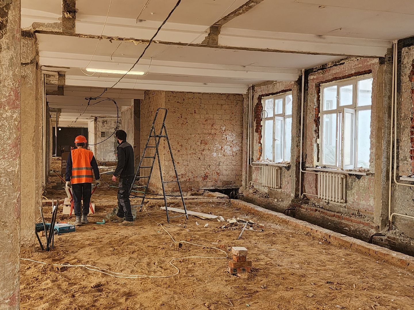 капитальный ремонт, капремонт школы,