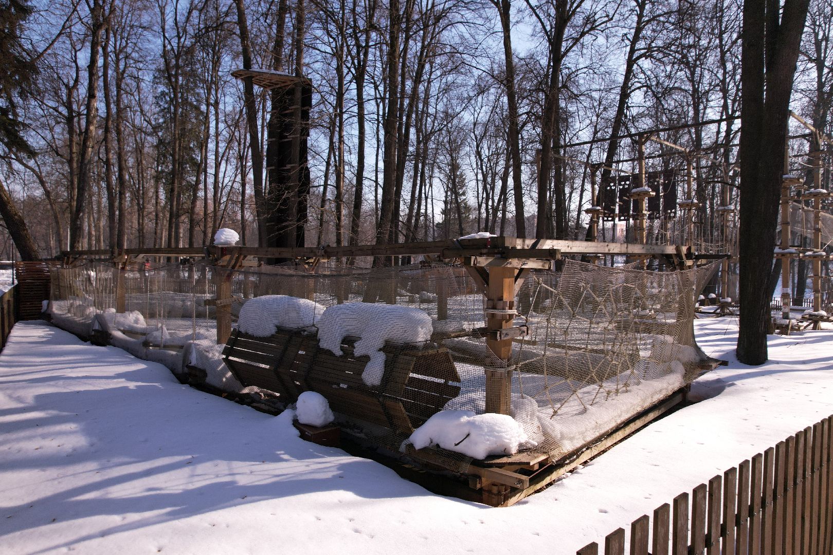 видео с коптера, парк, пруды,