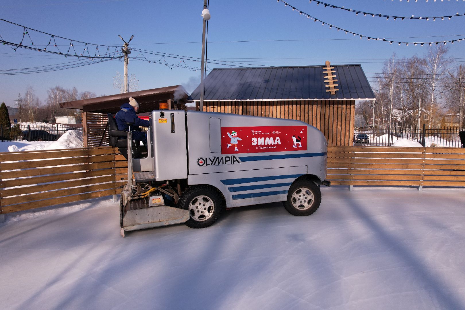 видео с коптера, парк, пруды,