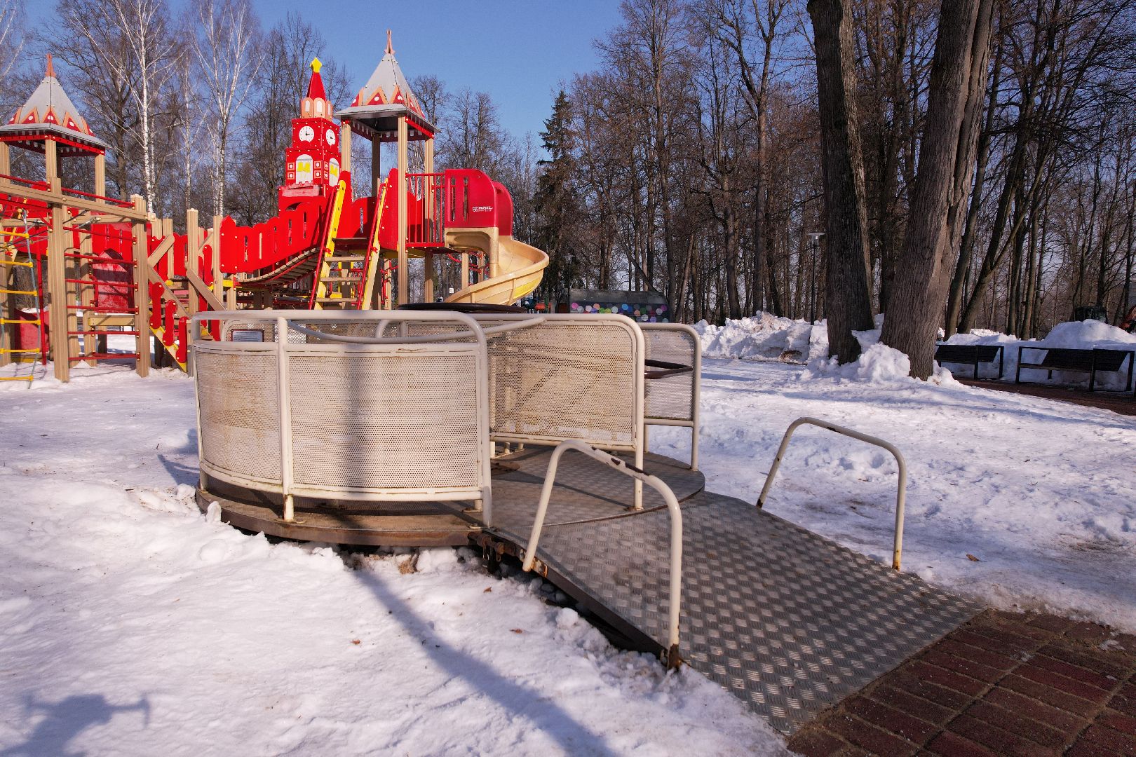 видео с коптера, парк, пруды,