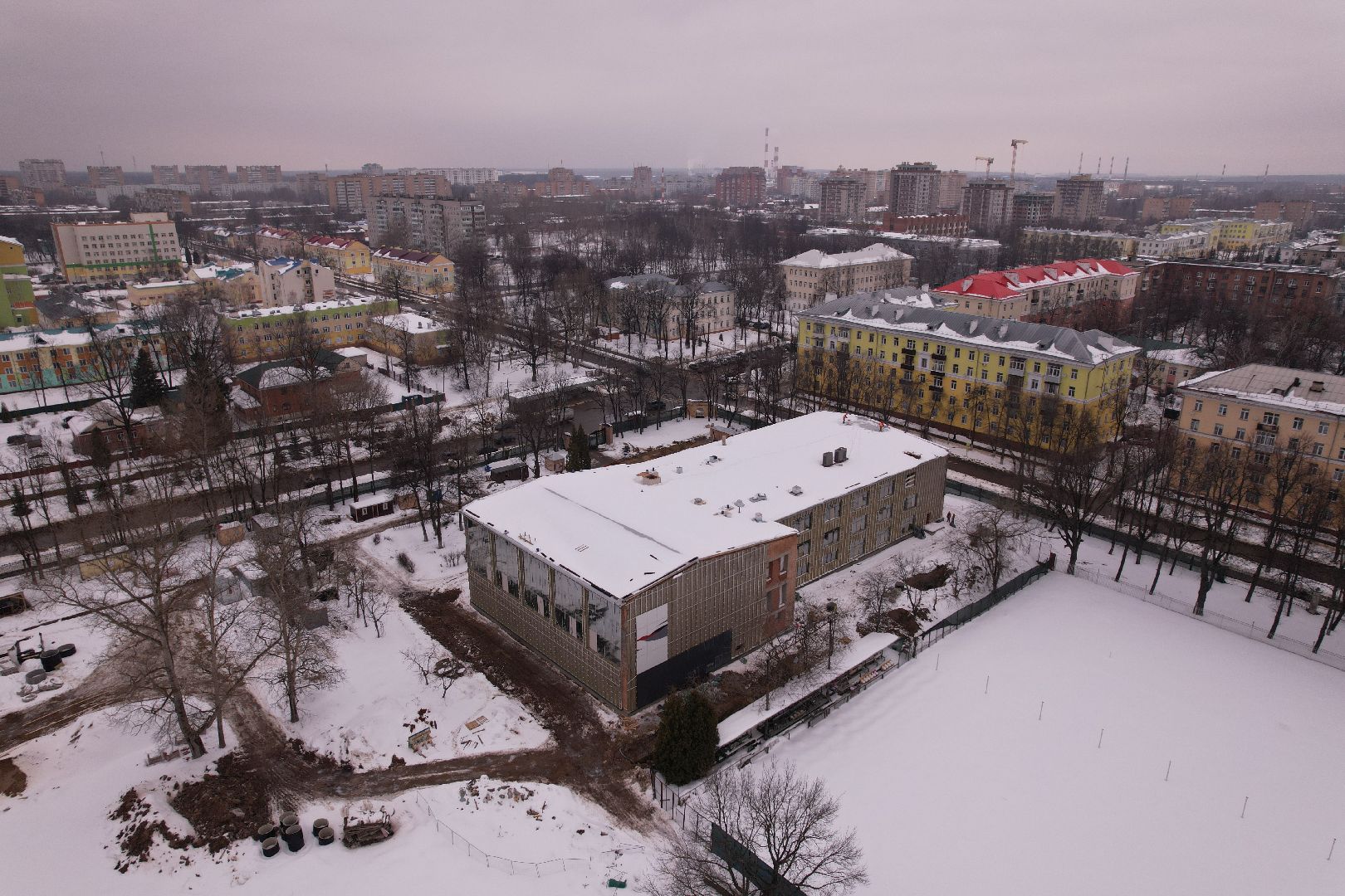 видео с коптера, ремонт, спорт, бассейн,