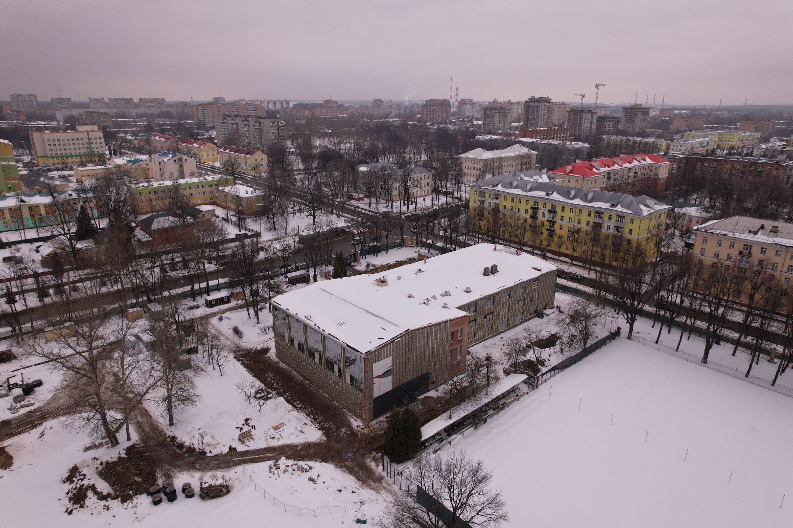 видео с коптера, ремонт, спорт, бассейн,