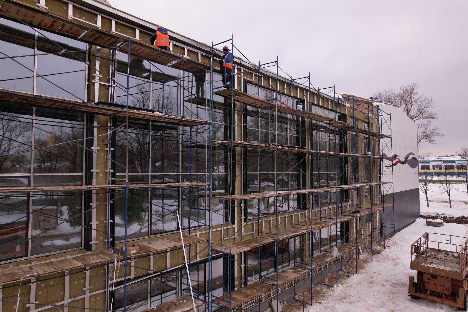видео с коптера, ремонт, спорт, бассейн,
