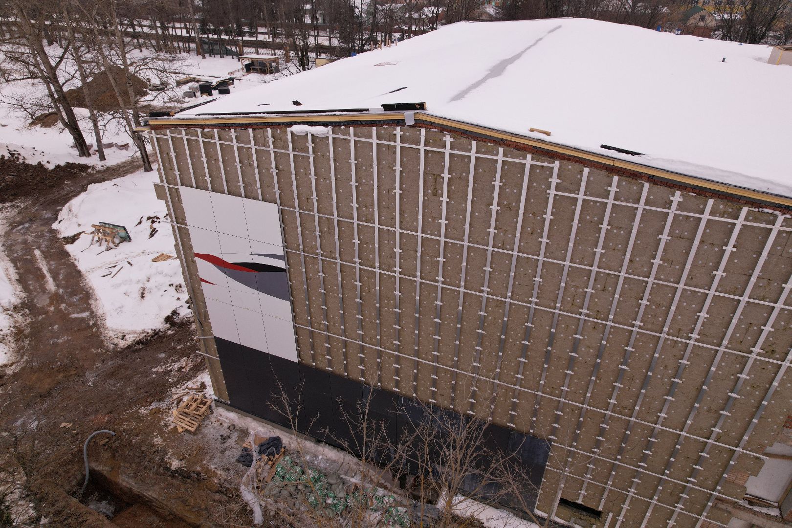 видео с коптера, ремонт, спорт, бассейн,