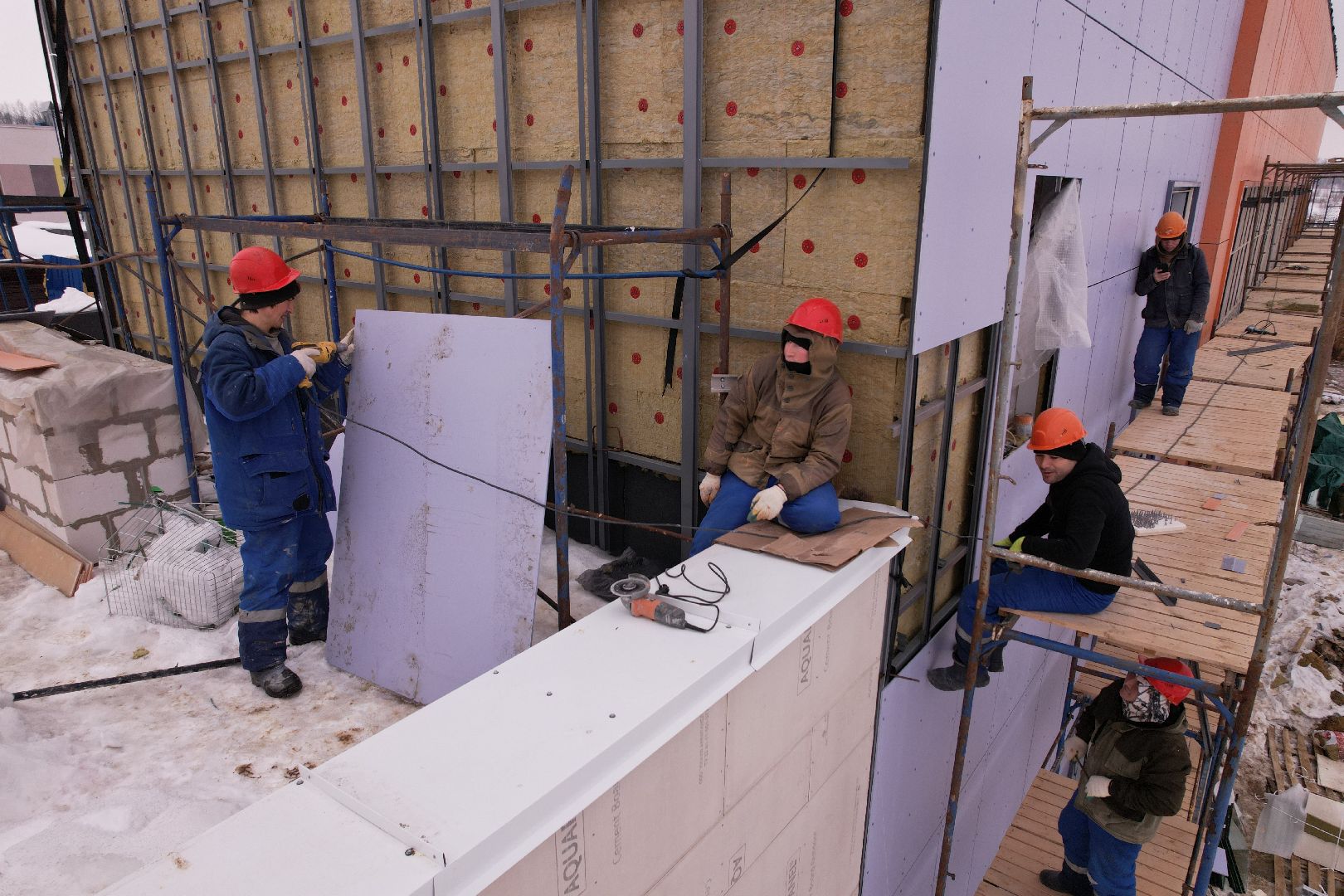 видео с коптера, фасад, школа, ступино,