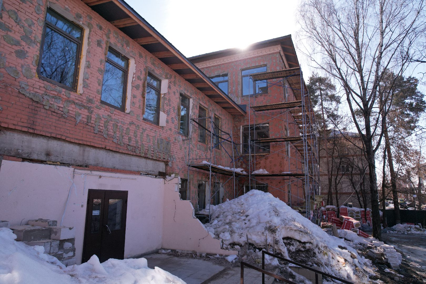 видео с коптера, поликлиника, шатура,