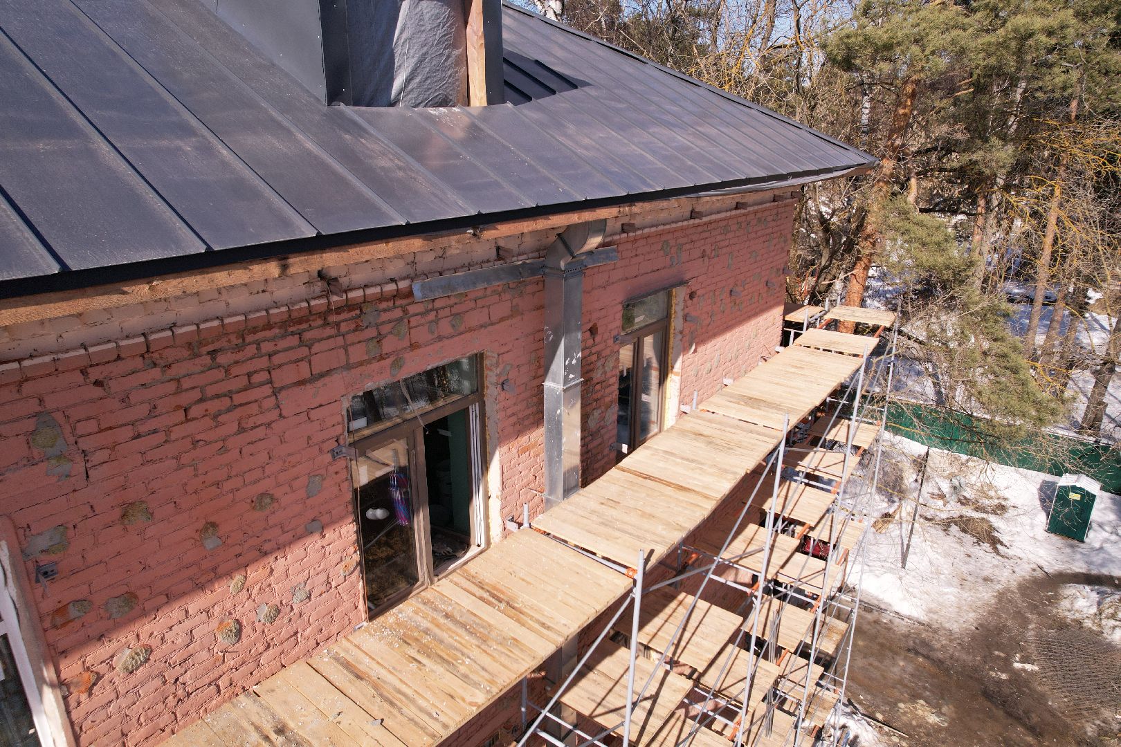 видео с коптера, поликлиника, шатура,