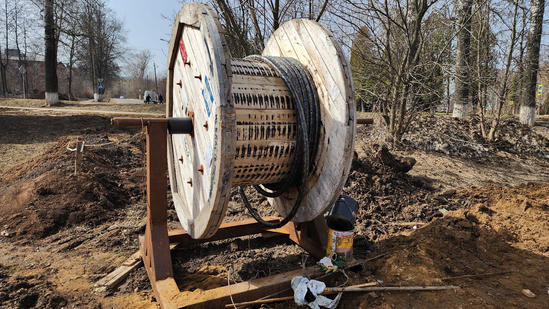 кашира, советский проспект, прокладка кабеля, новая схема электроснабжения, распределительная подстанция, 6 кВ, каширская грэс,