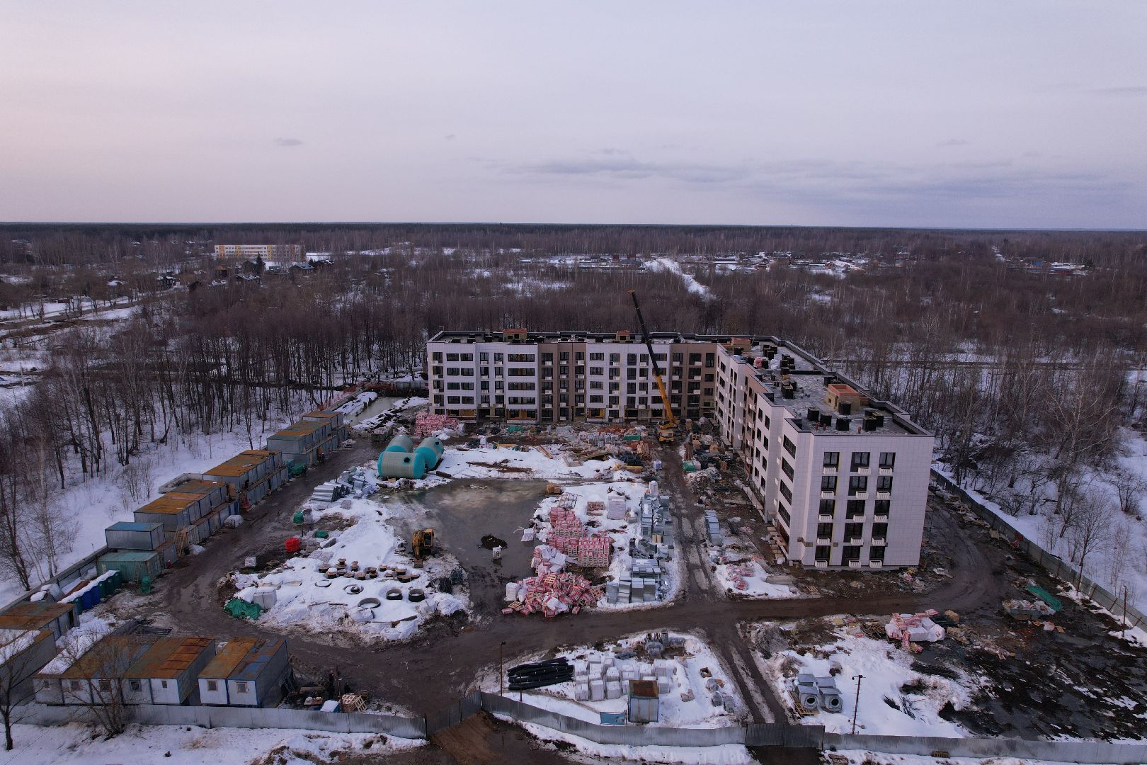 видео с коптера, дом, жилье,