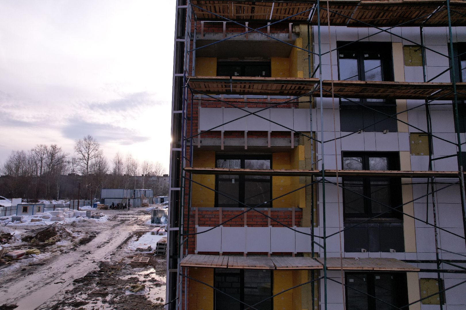 видео с коптера, дом, жилье,