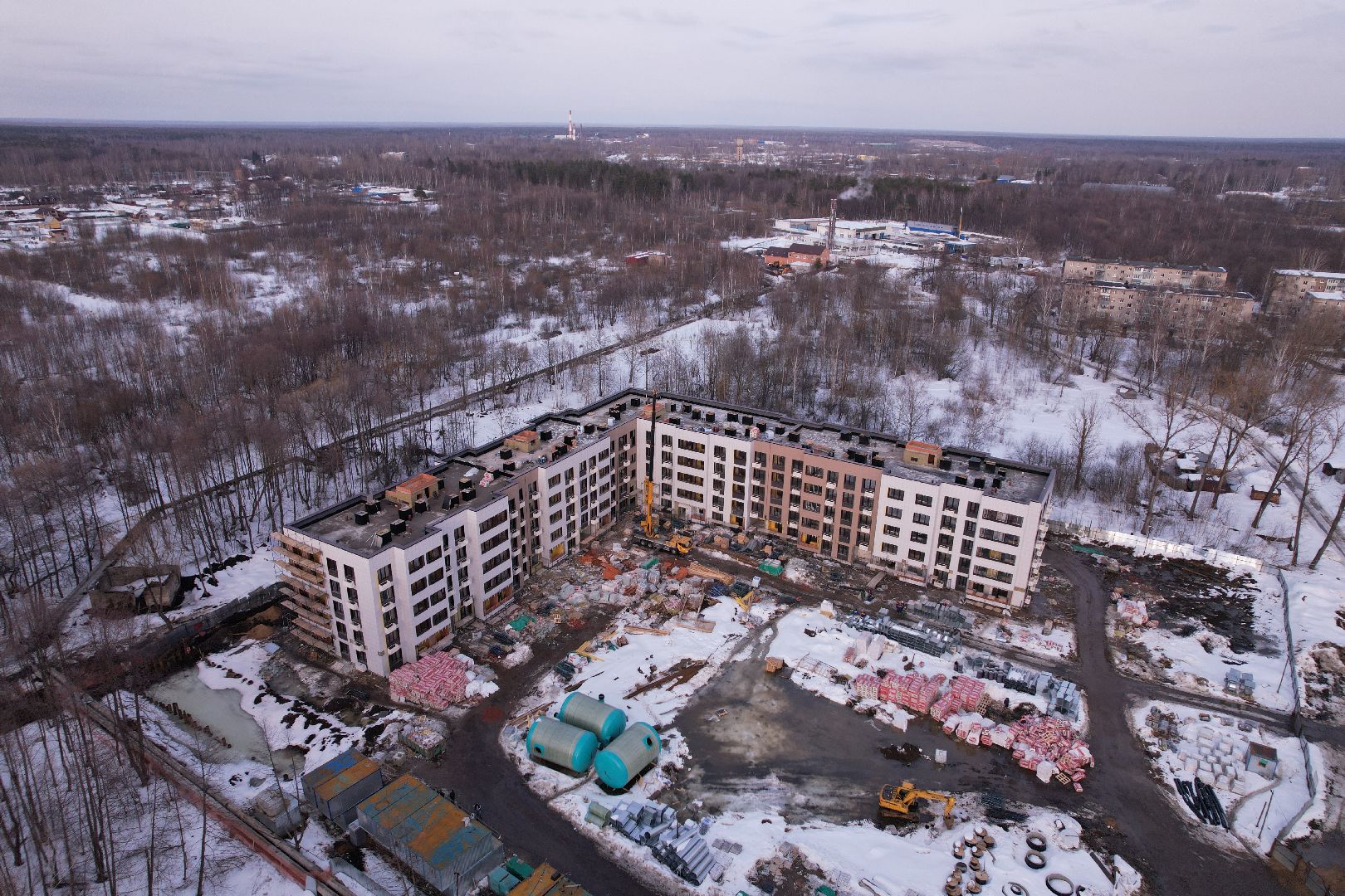 видео с коптера, дом, жилье,