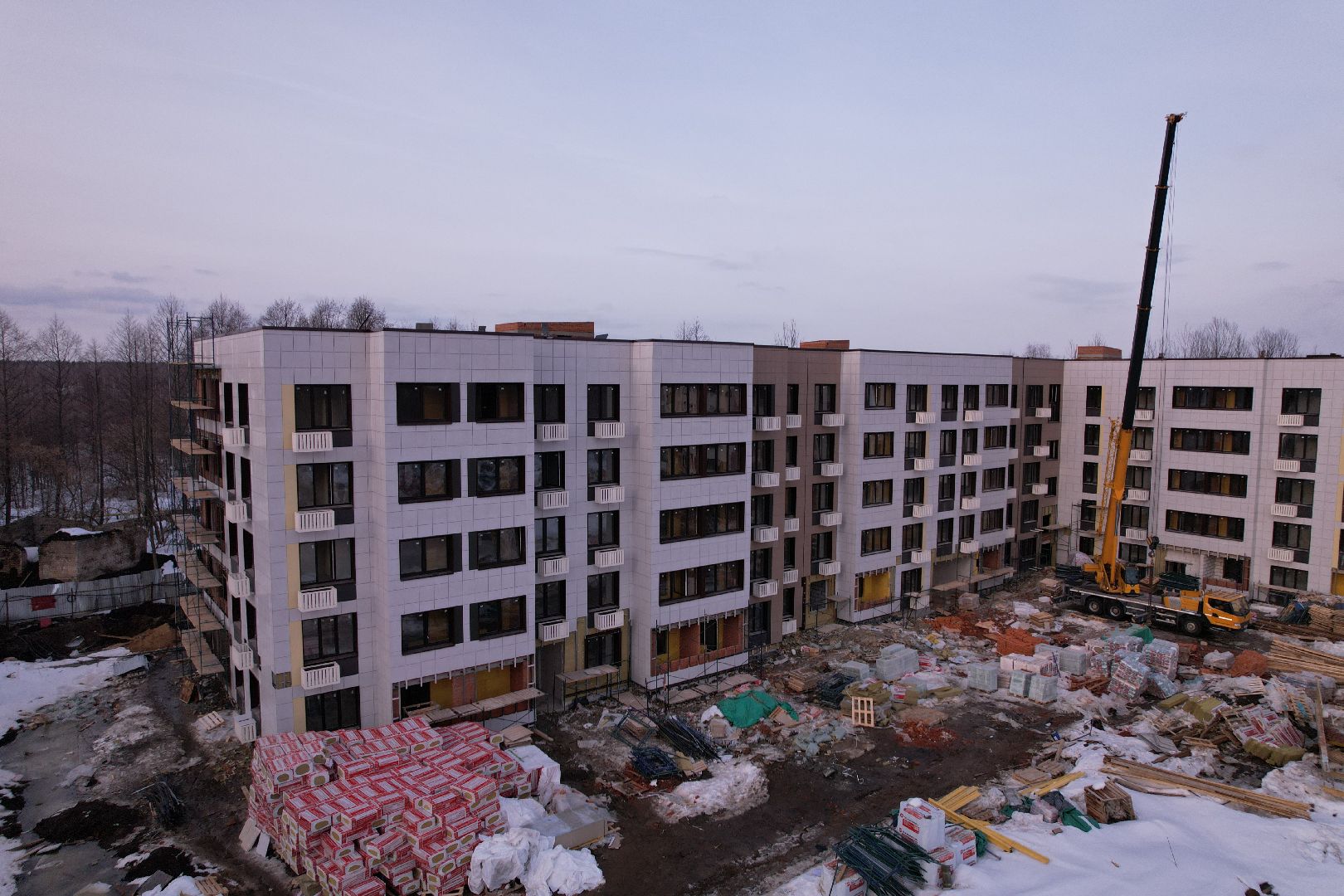 видео с коптера, дом, жилье,