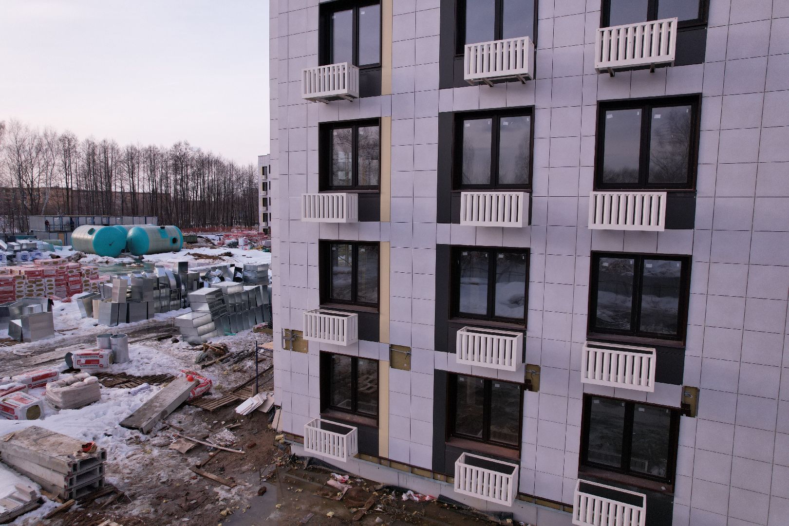 видео с коптера, дом, жилье,