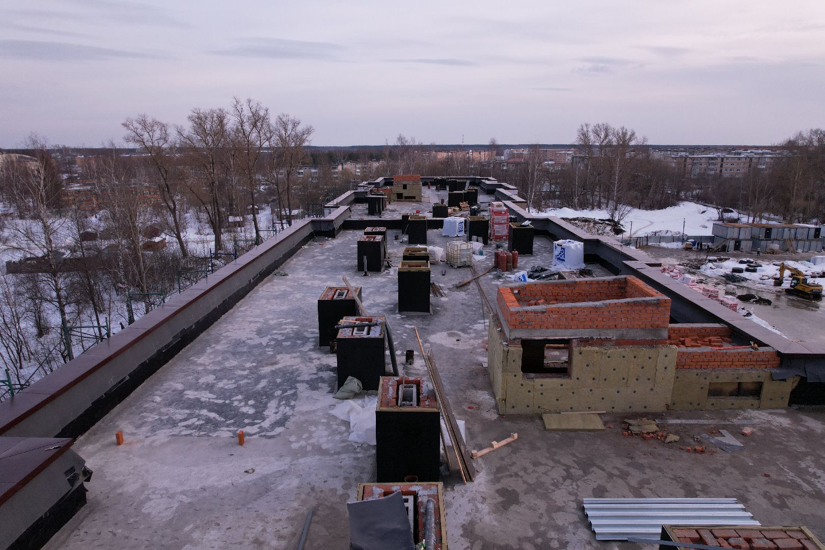 видео с коптера, дом, жилье,