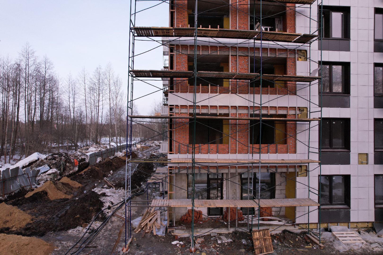 видео с коптера, дом, жилье,