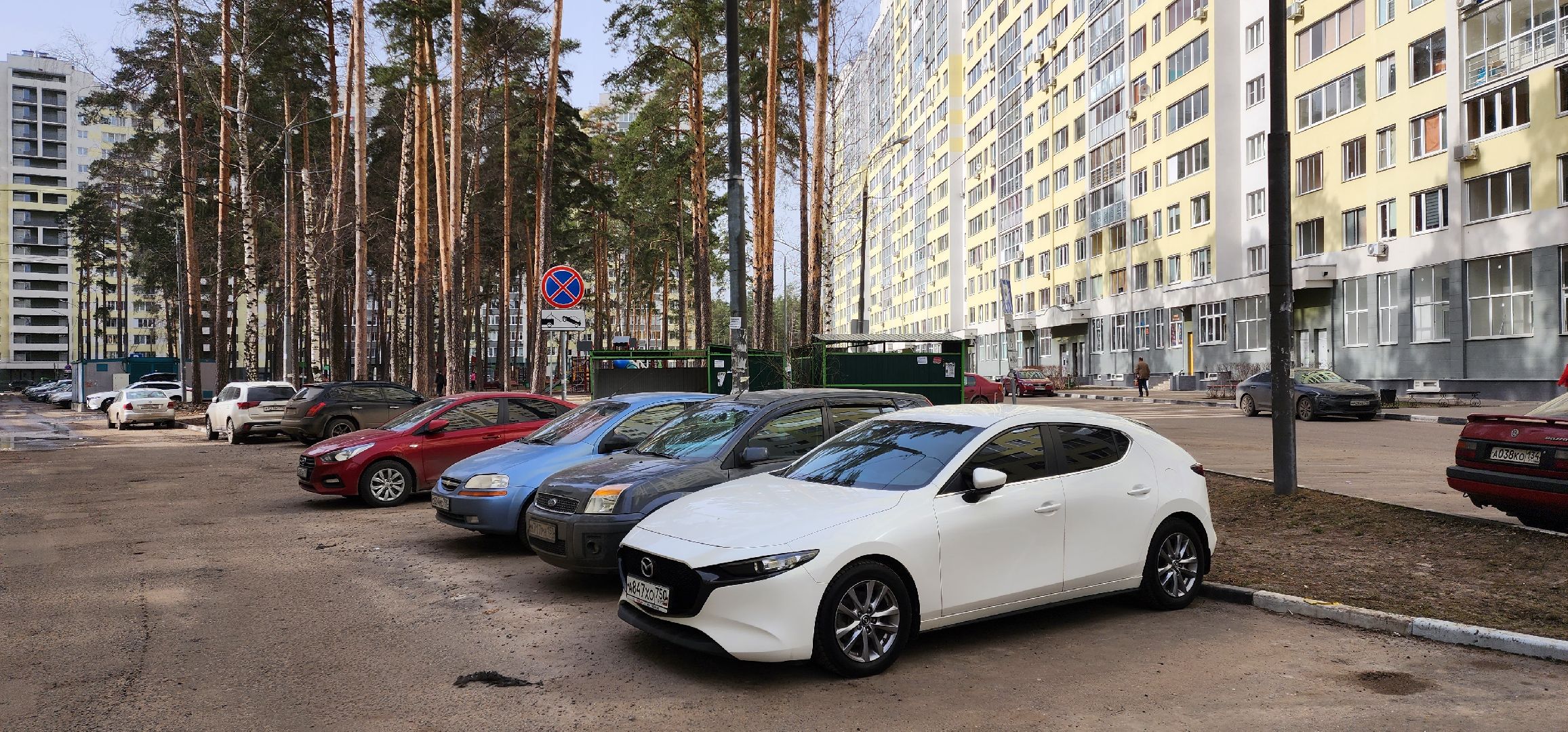 раменское, дороги, ограничение парковки у контейнерной площадки, улица высоковольтная,