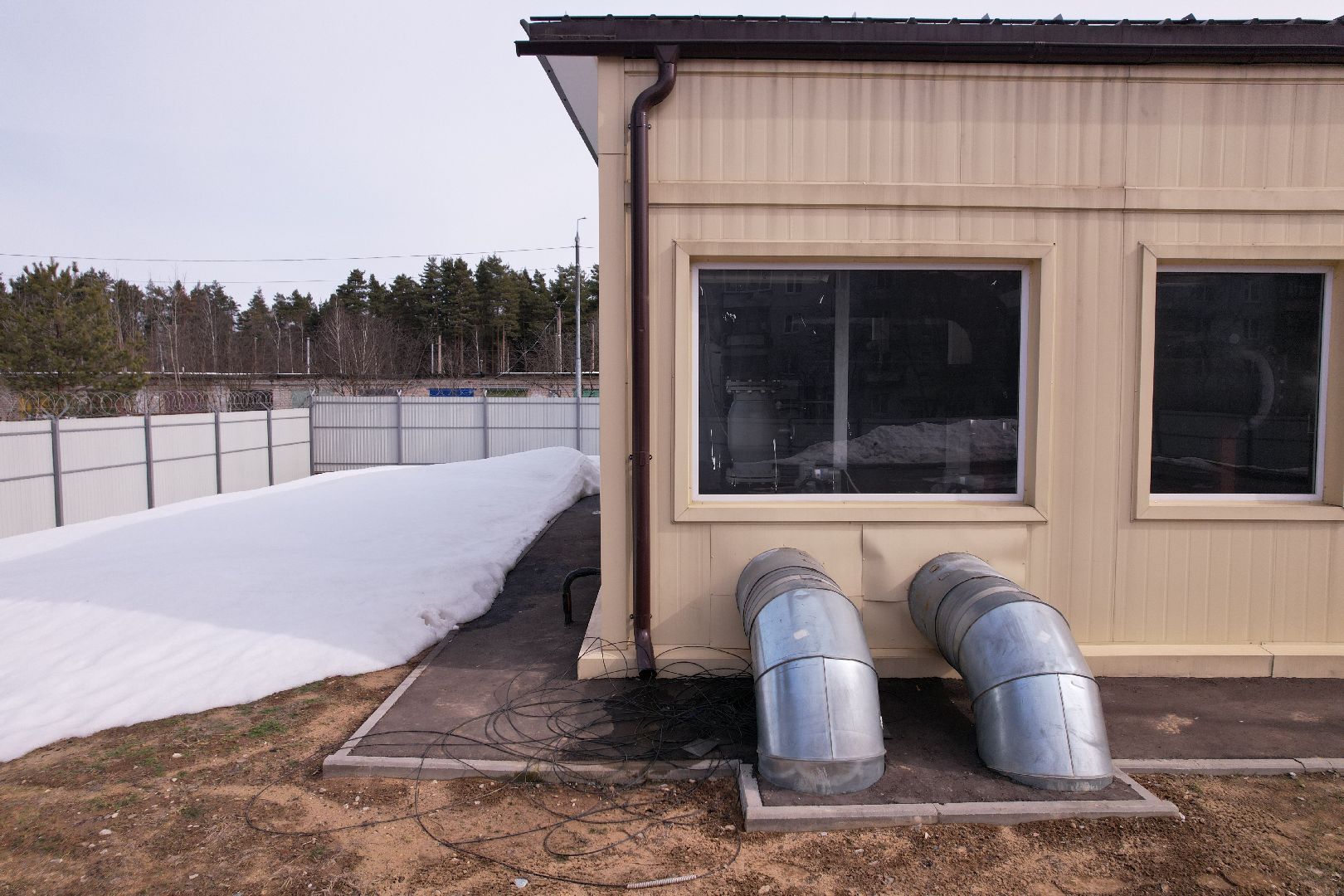 видео с коптера, котельная, жкх,