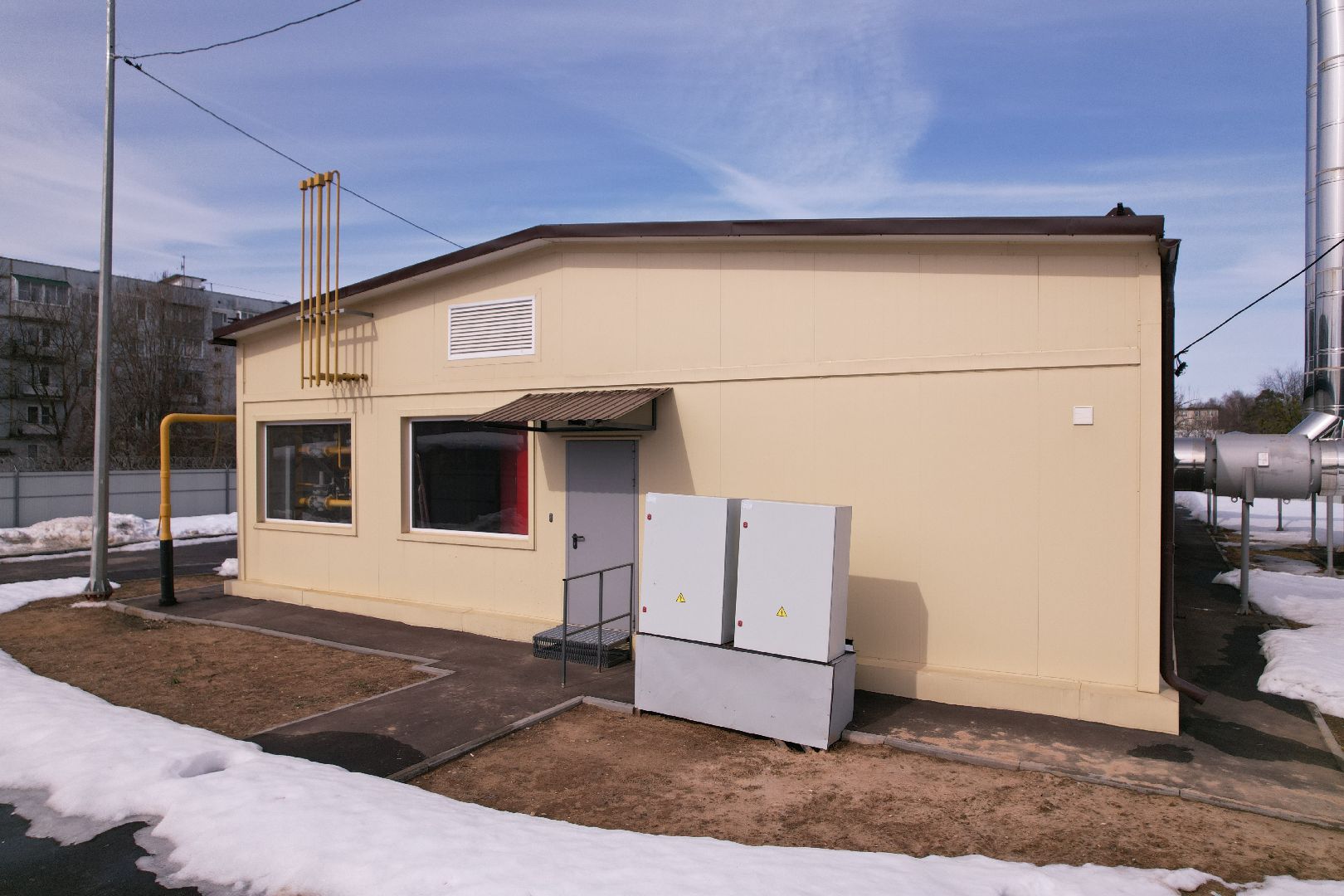 видео с коптера, котельная, жкх,