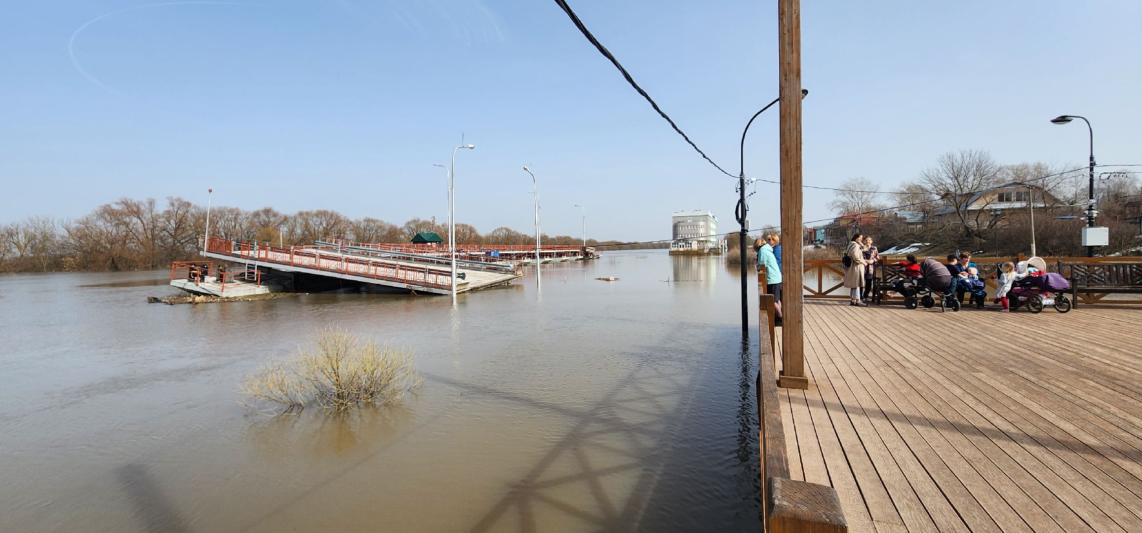 Коломна, паводок, разлив реки,