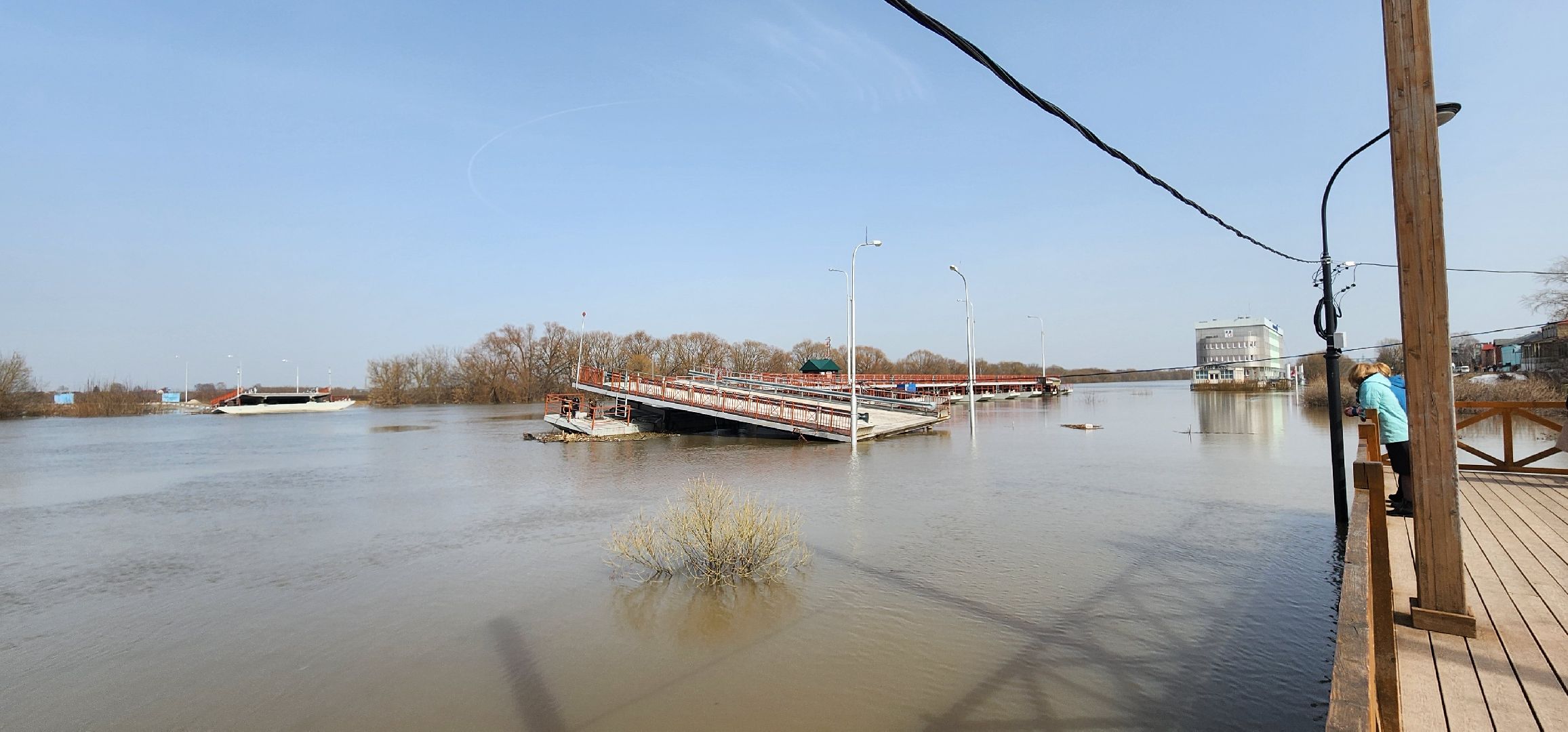 Коломна, паводок, разлив реки,