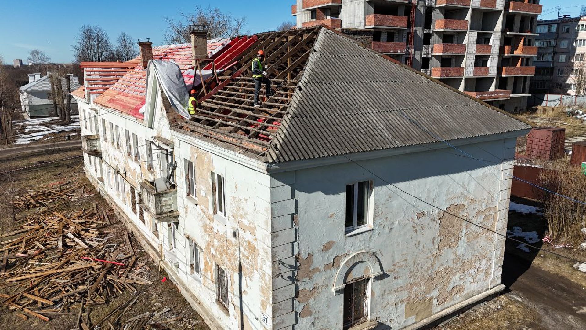 серпухов, подмосковье, ремонт кровли, улица химиков,