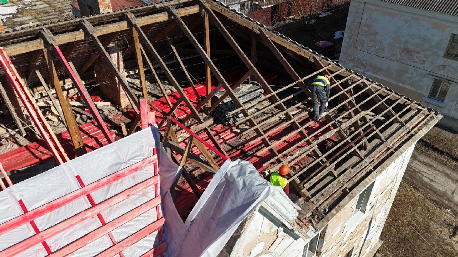 серпухов, подмосковье, ремонт кровли, улица химиков,