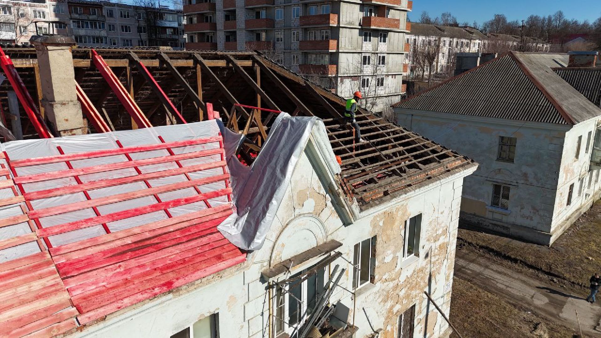 серпухов, подмосковье, ремонт кровли, улица химиков,