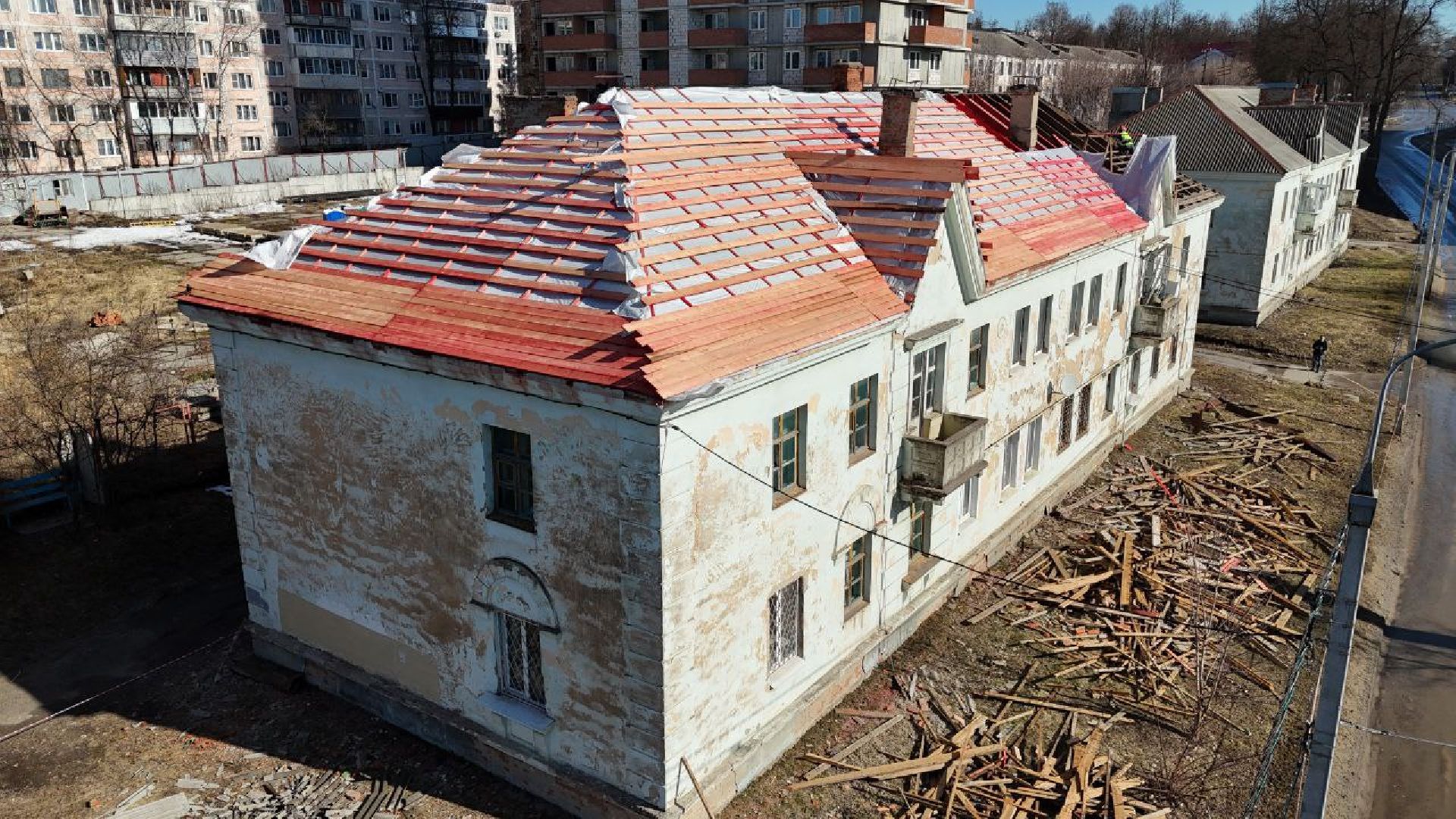 серпухов, подмосковье, ремонт кровли, улица химиков,