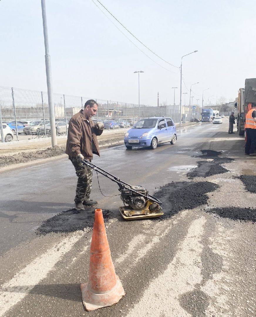 Балашиха, Подмосковье, Дороги, ямы, ямочный ремонт,