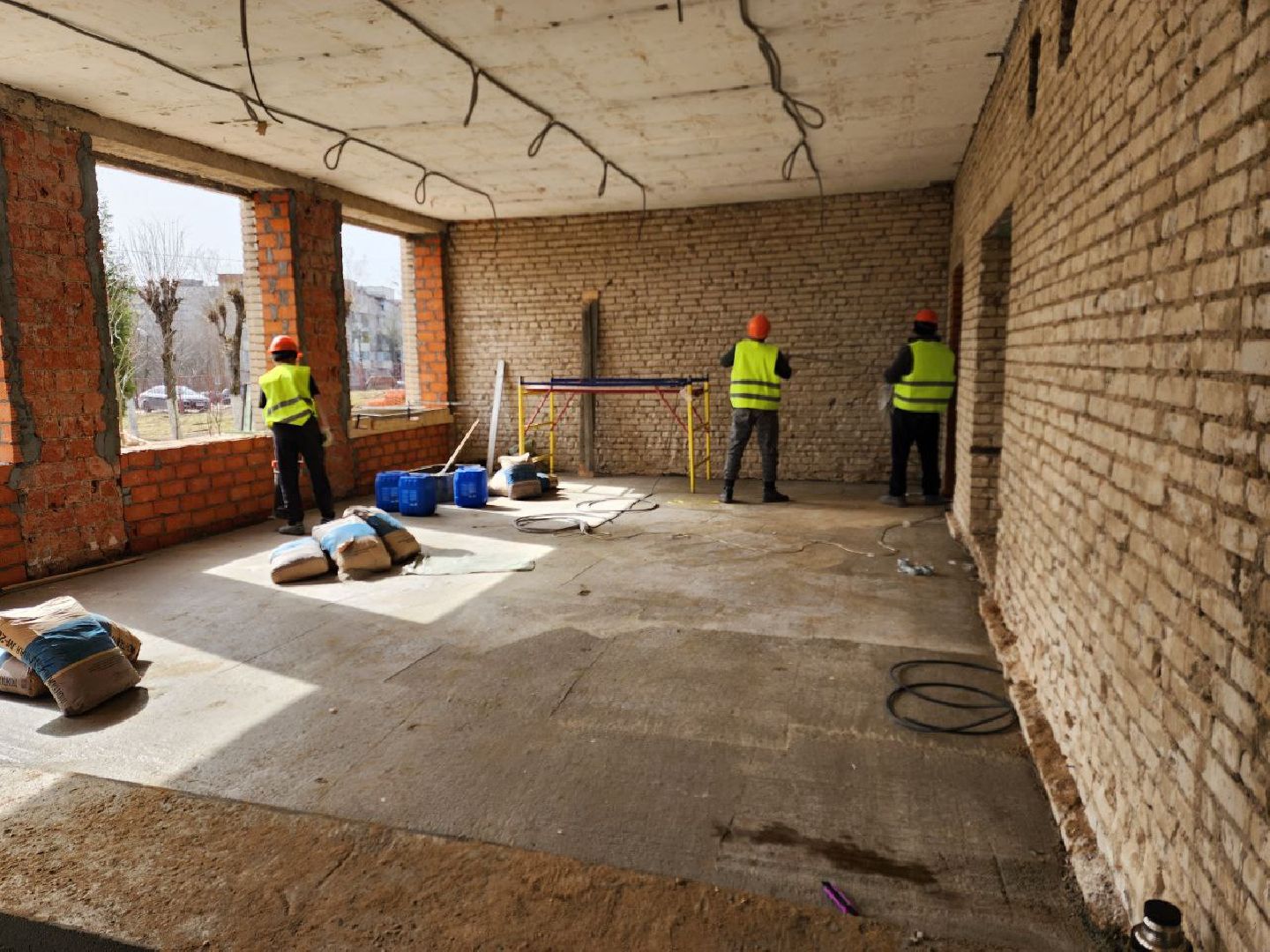 Солнечногорск, ремонт школы, подрядчик, Рабочие, Школа,