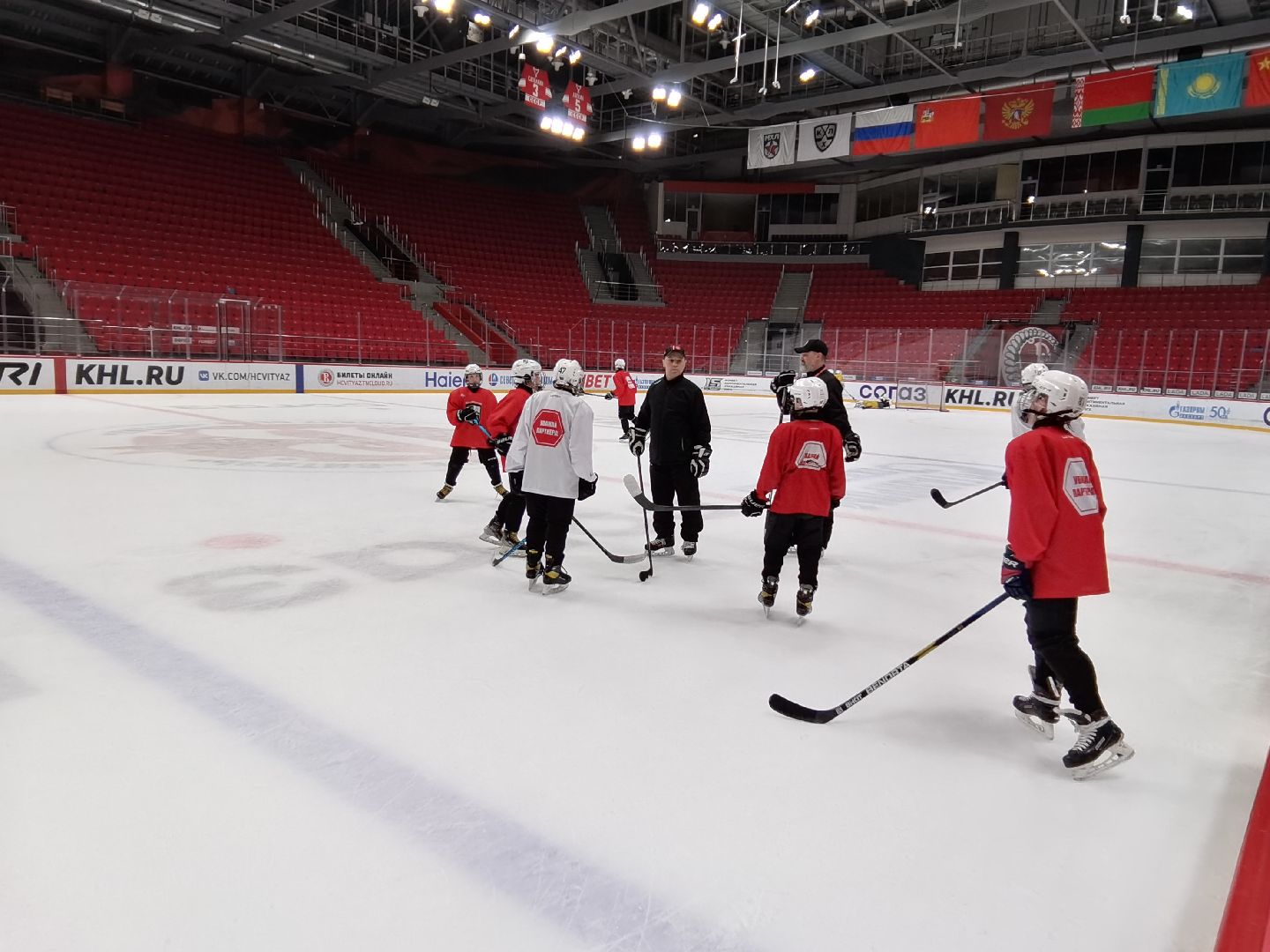 Балашиха, хоккей, хоккейный клуб Витязь, мастер-класс, спортивная школа, тренировка, КХЛ, МХЛ