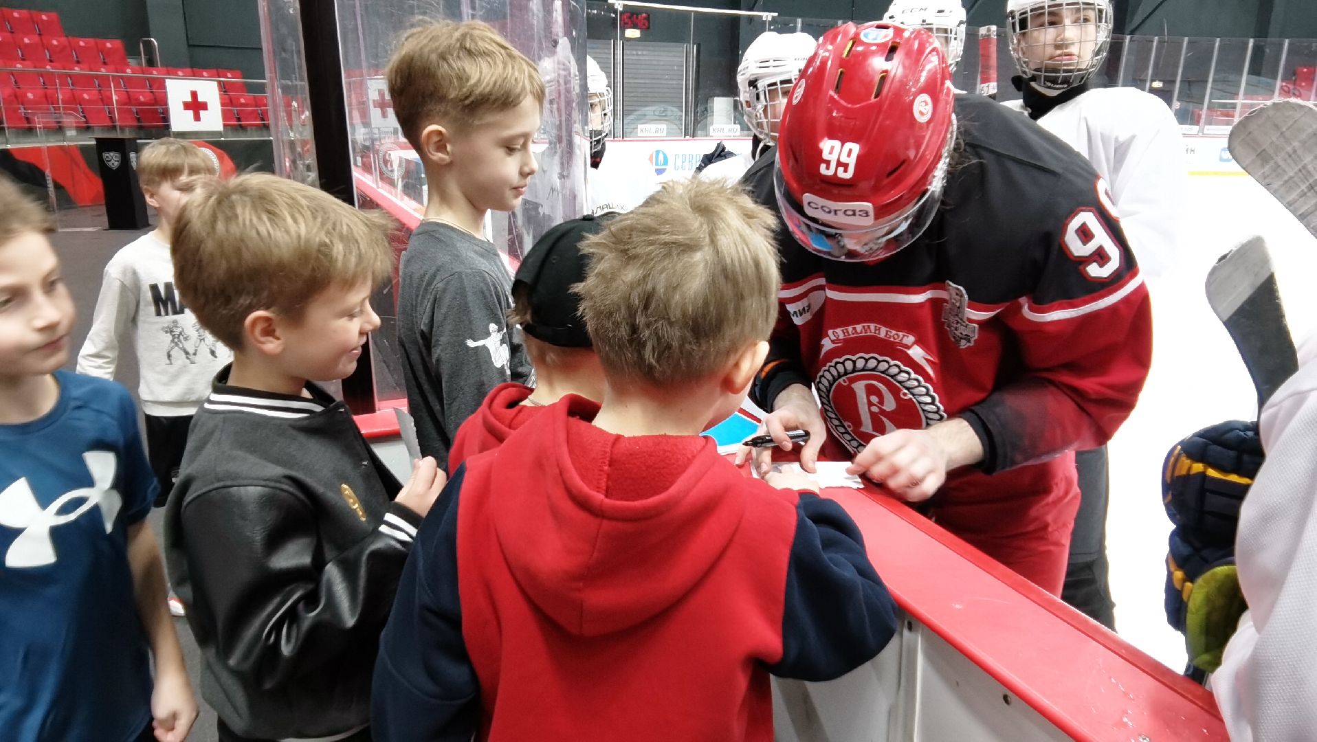 Балашиха, хоккей, хоккейный клуб Витязь, мастер-класс, спортивная школа, тренировка, КХЛ, МХЛ