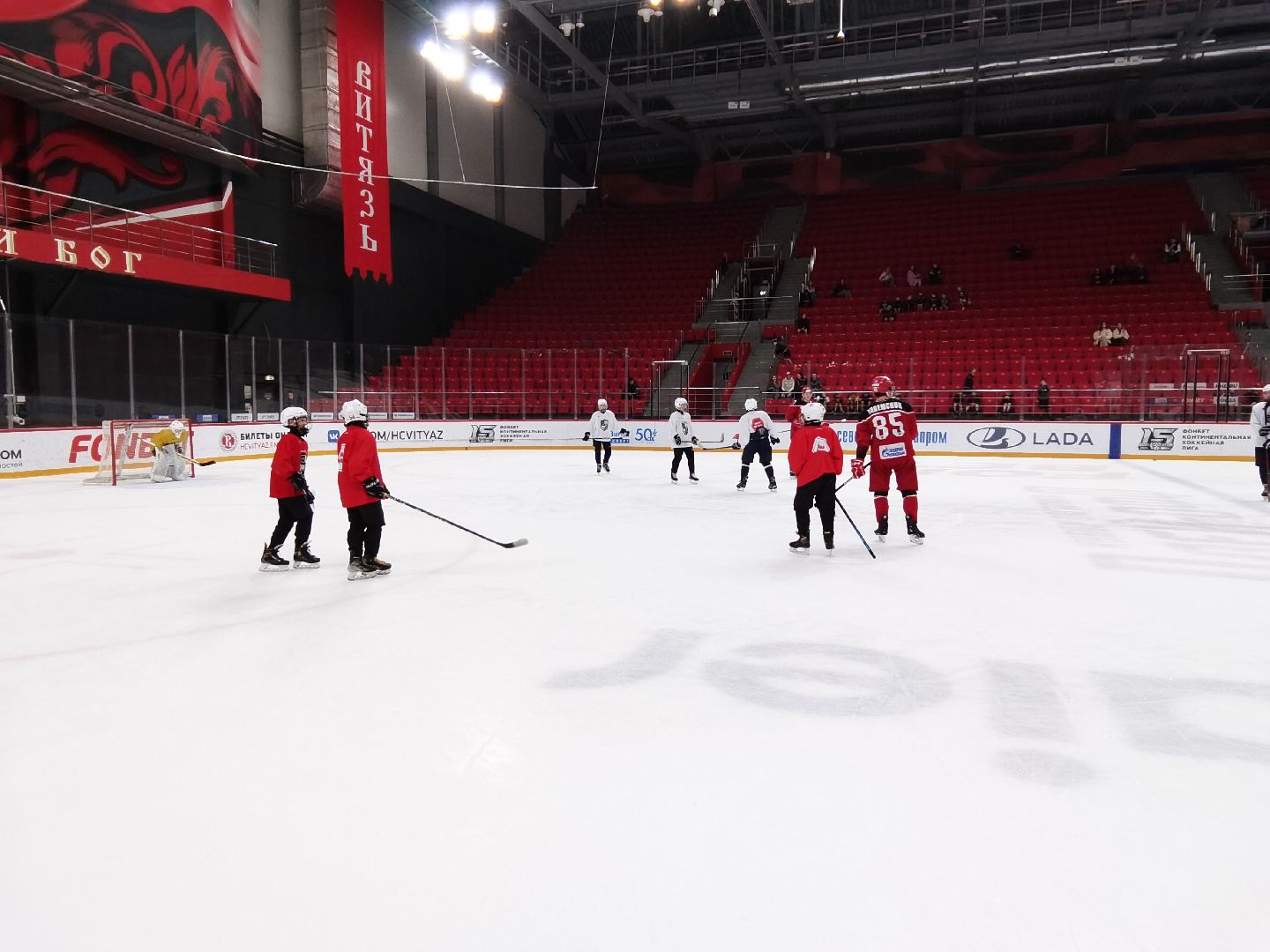 Балашиха, хоккей, хоккейный клуб Витязь, мастер-класс, спортивная школа, тренировка, КХЛ, МХЛ