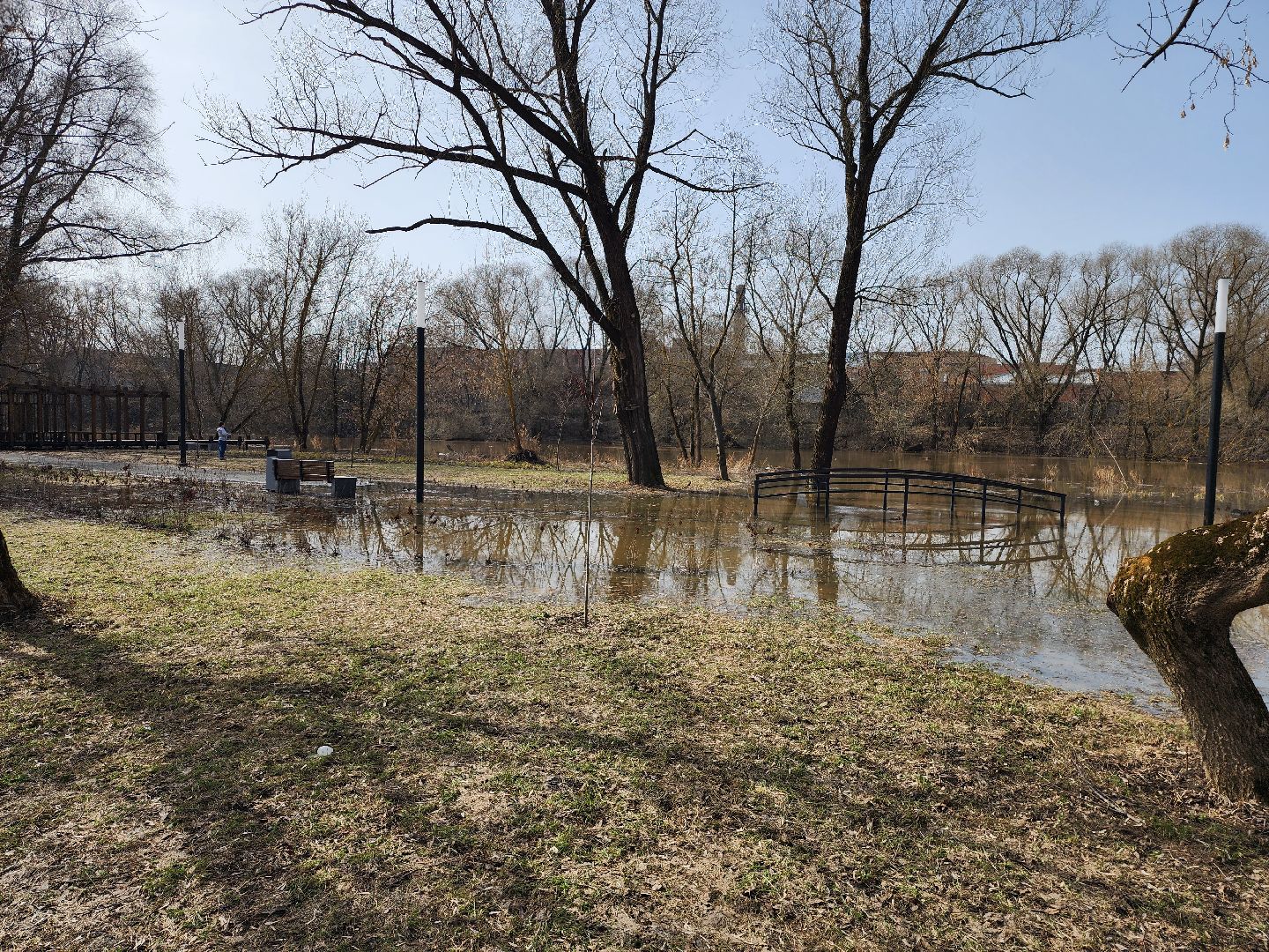 серпухов, принарский парк, река нара, разлив, МАФы, подтопления,