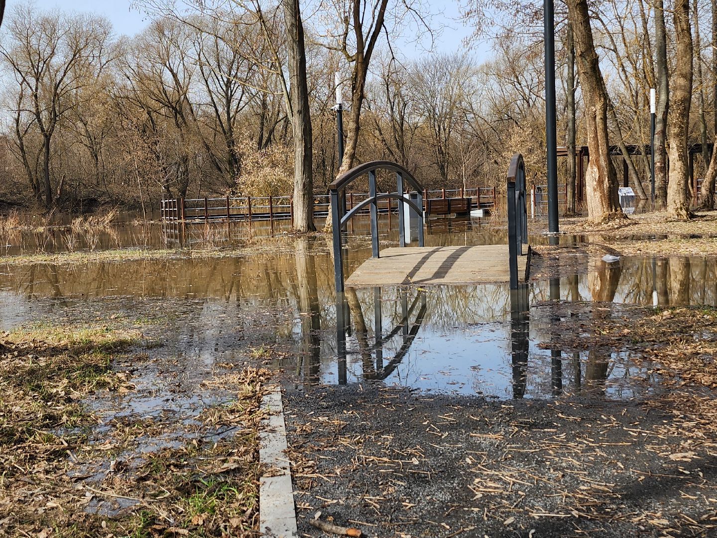 серпухов, принарский парк, река нара, разлив, МАФы, подтопления,